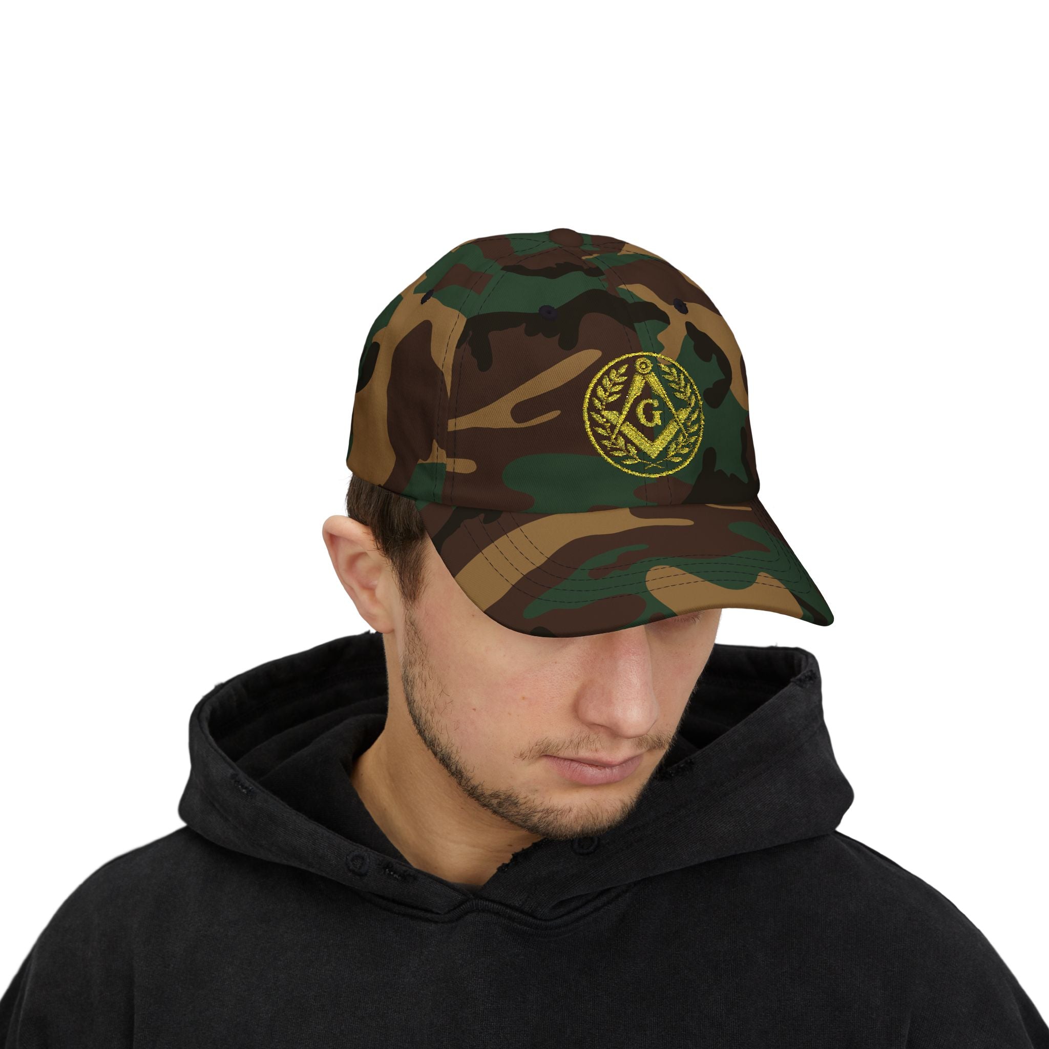 Camo Dad Cap, Casual Outdoor Hat, Gift for Dad, Everyday Style, Fathers Day Accessory, Trendy Headwear