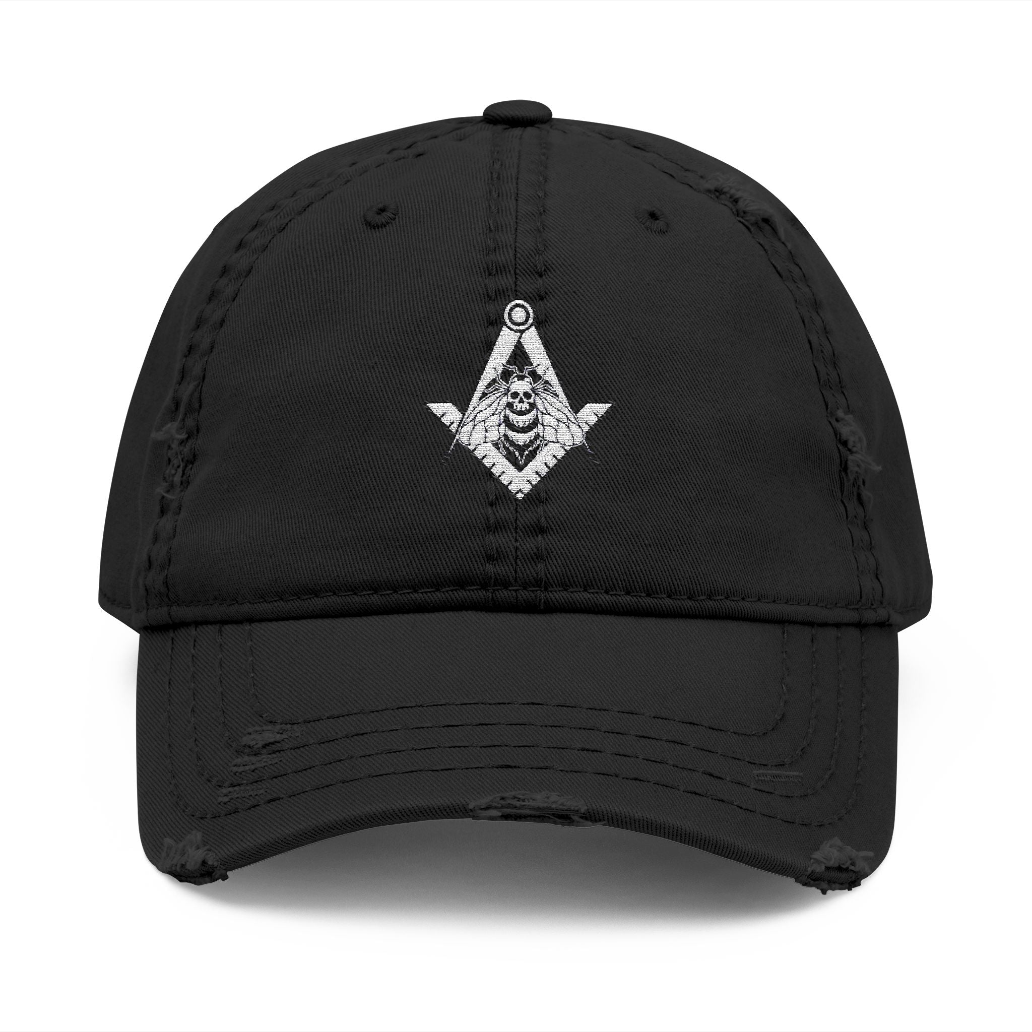 Distressed Embroidered Dad Hat | Casual Fashion for Dads, Gifts for Father's Day, Outdoor Adventures, Everyday Style