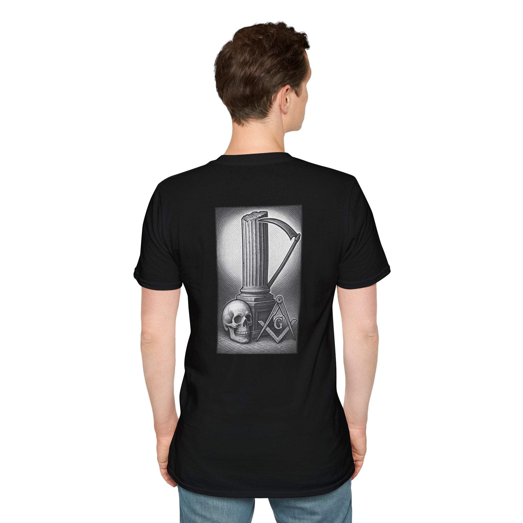 Masonic Symbol T-Shirt, Casual Wear, Gift for Freemasons, Unisex Vintage Tee, Unique Graphic Shirt
