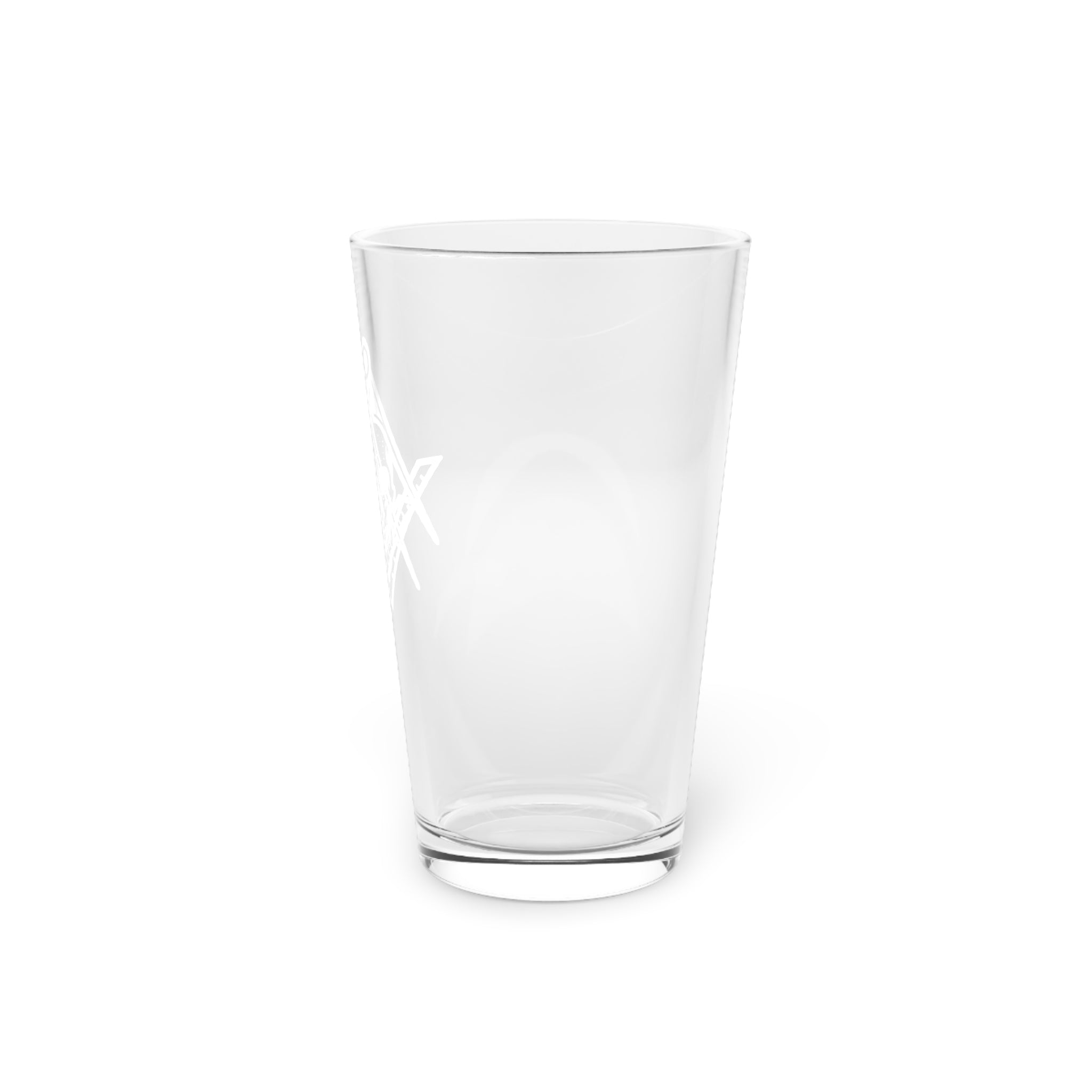 Masonic Pint Glass, 16oz Beer Glass, Freemason Gift, Unique Drinkware, Celebratory Toasts, Barware