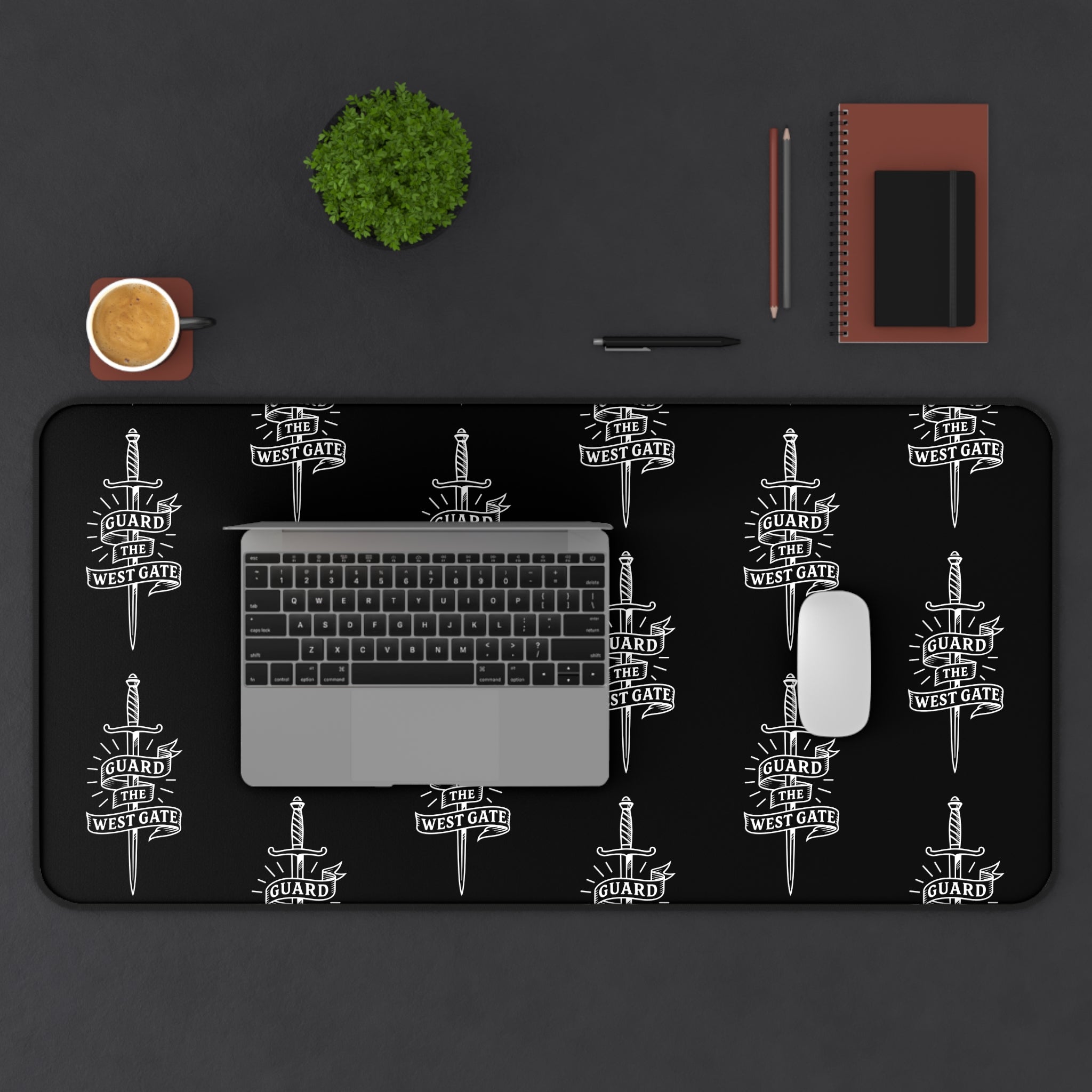 Guitar-Themed Desk Mat for Music Lovers - Ideal for Home Office, Gamer Setup, or Study Space - Unique Gift for Musicians
