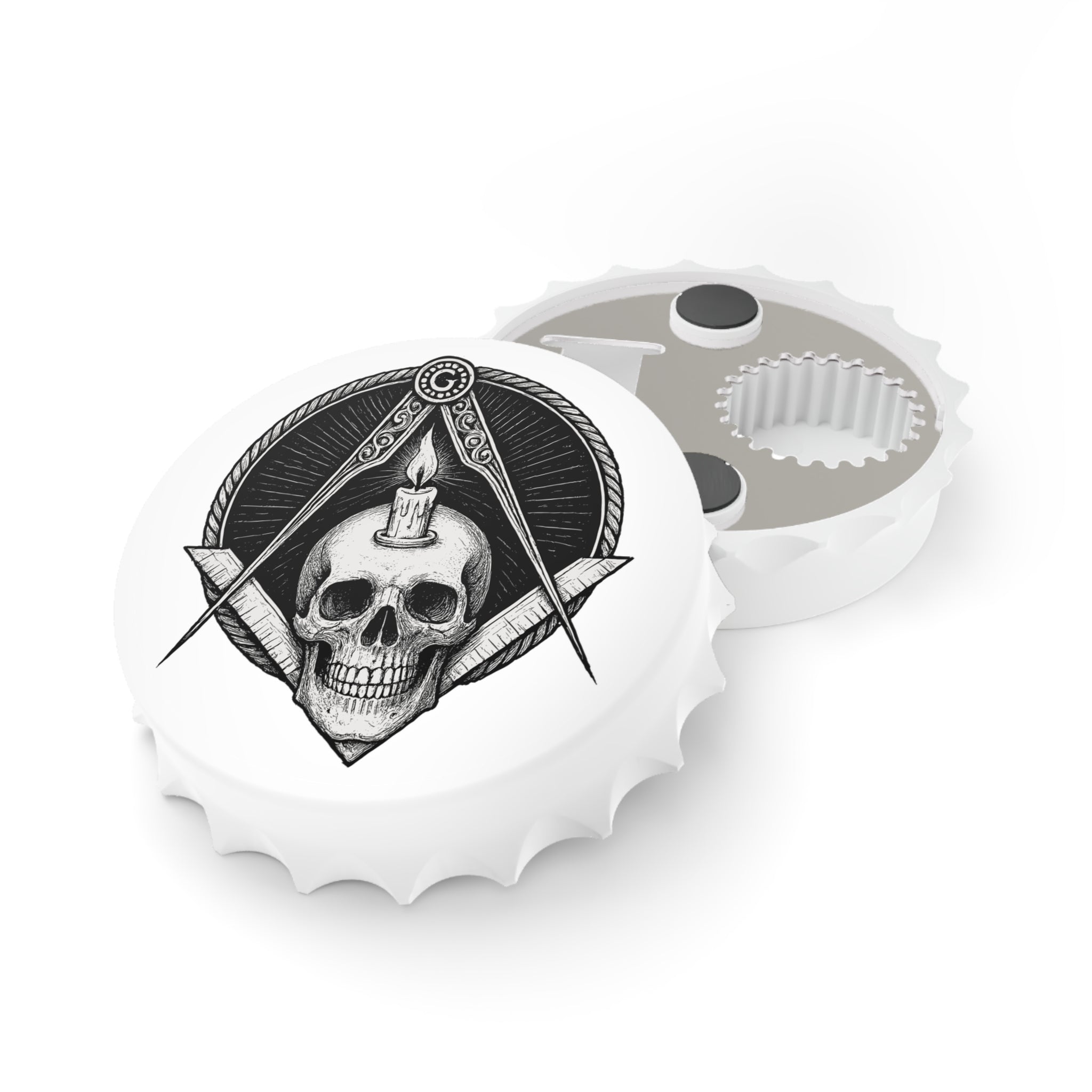 Gothic Skull Bottle Opener, Unique Barware, Gift for Him, Halloween Decor, Vintage Style Kitchen