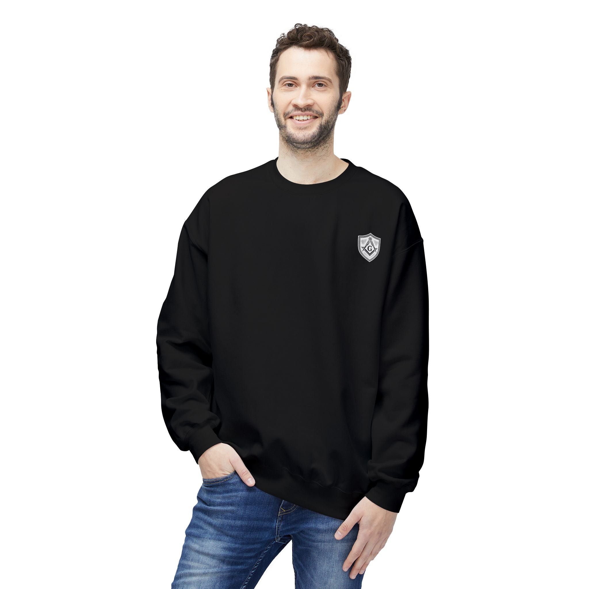 Masonic Skull Sweatshirt, Cozy Crewneck, Unisex Fleece, Unique Gift for Occasions, Trendy Casual Wear, Masonic Apparel
