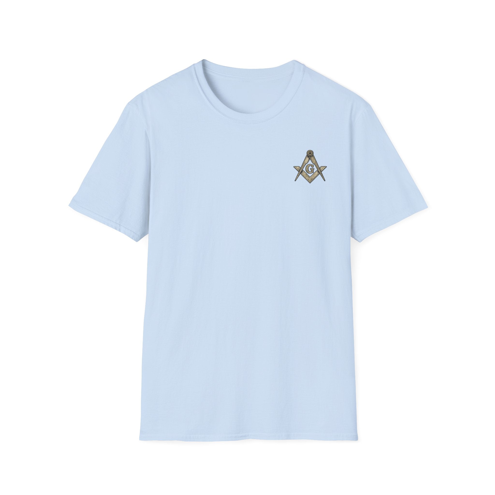 Freemason 357 Woodcut Unisex Softstyle T-Shirt, Casual Wear, Gift for Masonic Friends, Spiritual T-Shirt, Unique Brotherhood Tee