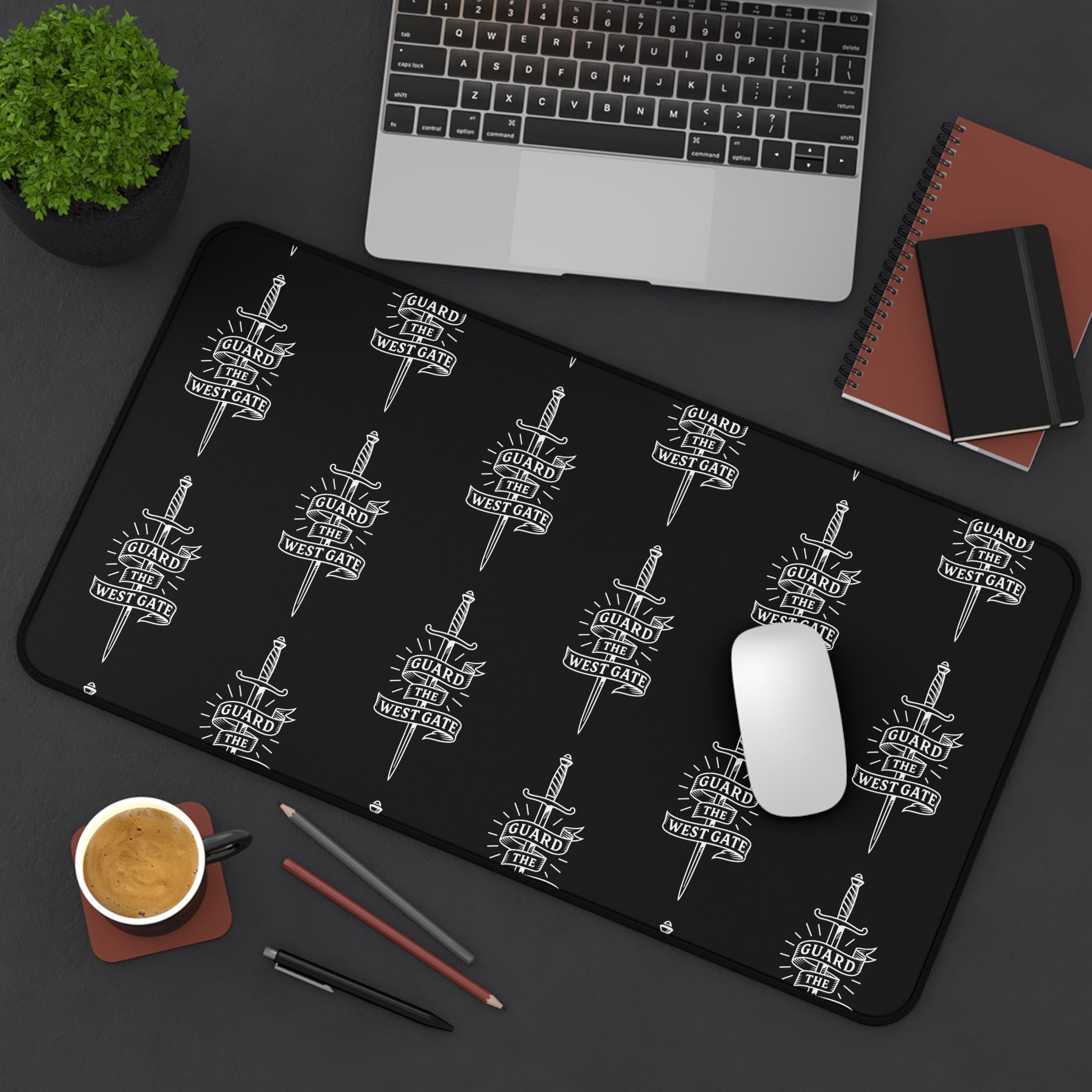 Guitar-Themed Desk Mat for Music Lovers - Ideal for Home Office, Gamer Setup, or Study Space - Unique Gift for Musicians