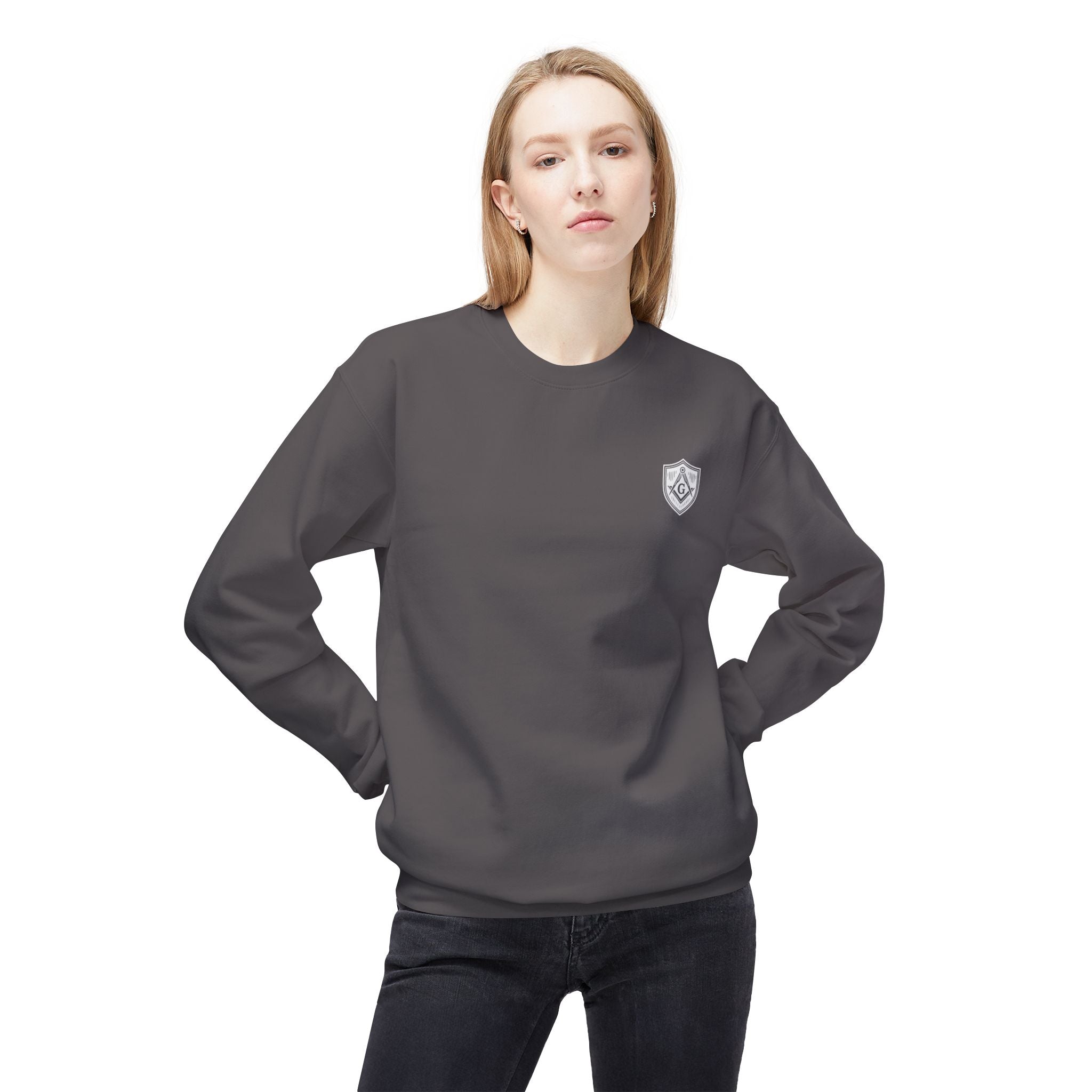 Masonic Skull Sweatshirt, Cozy Crewneck, Unisex Fleece, Unique Gift for Occasions, Trendy Casual Wear, Masonic Apparel