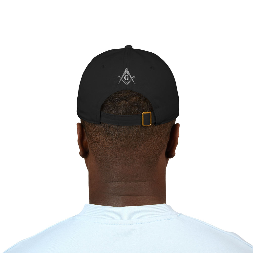 Stylish Organic Embroidered Baseball Cap, Trendy Hat for Everyday Wear, Perfect Gift for Freemasons, Unique Accessory for Casual [...]