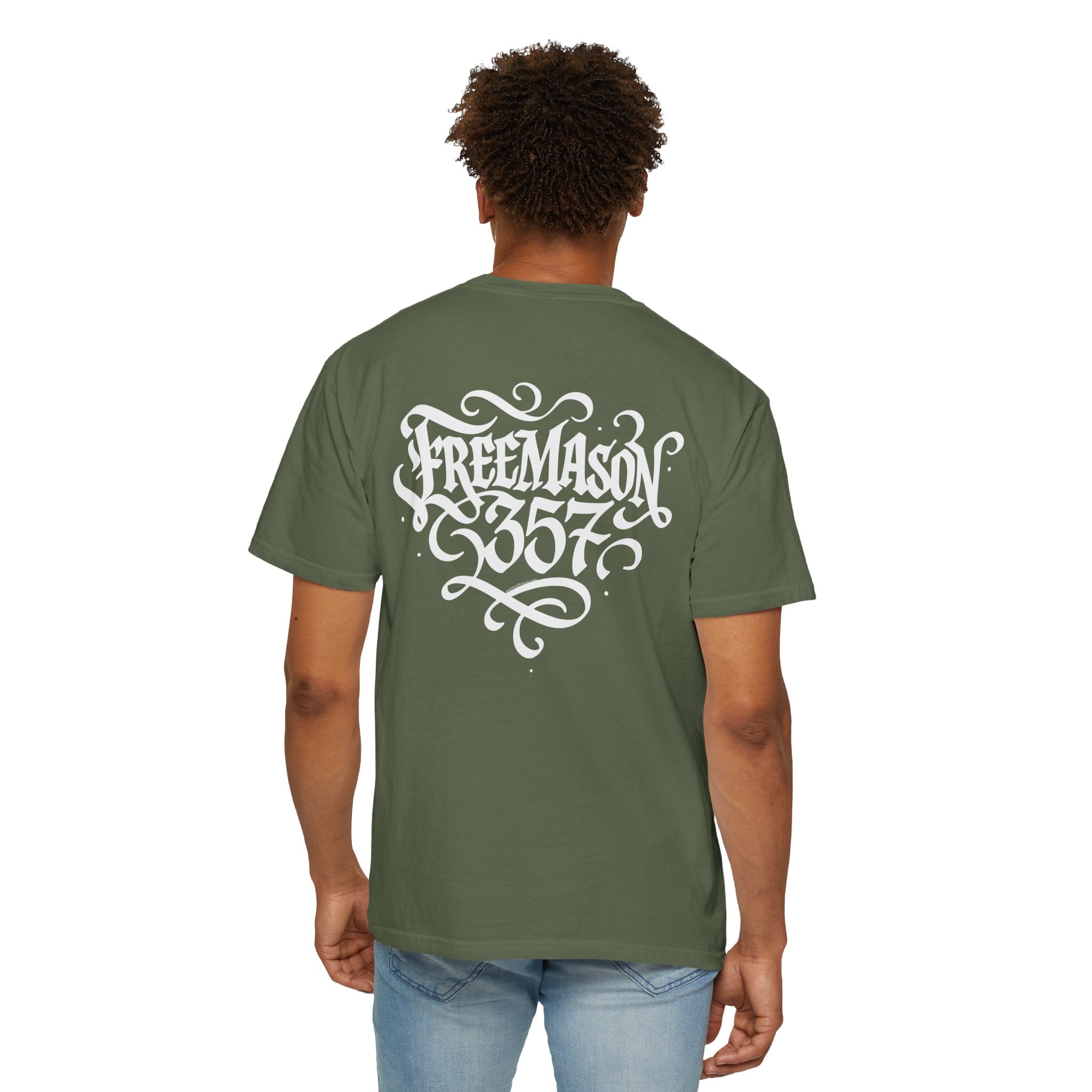 Freemason 357 Garment-Dyed T-Shirt, Unisex Tee, Trendy Graphic Shirt, Unique Masonic Apparel, Gift for Masons