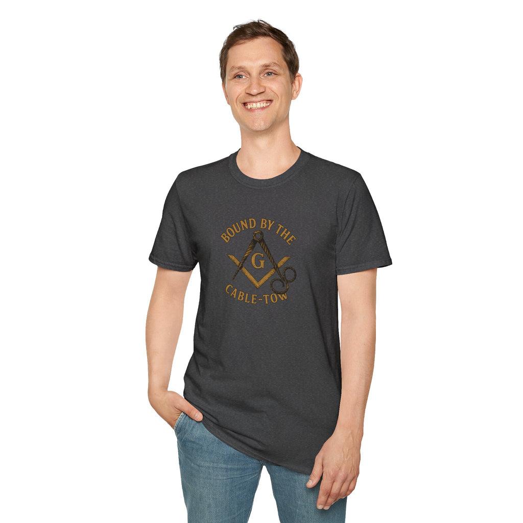 Freemason Inspired T-Shirt - Bound by the Cable-Tow, Unisex Apparel for Masonic Members, Gift for Graduation, Brotherhood Events, [...]