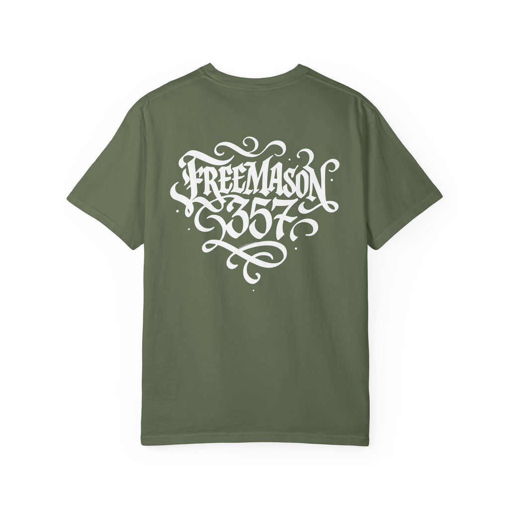 Freemason 357 Garment-Dyed T-Shirt, Unisex Tee, Trendy Graphic Shirt, Unique Masonic Apparel, Gift for Masons