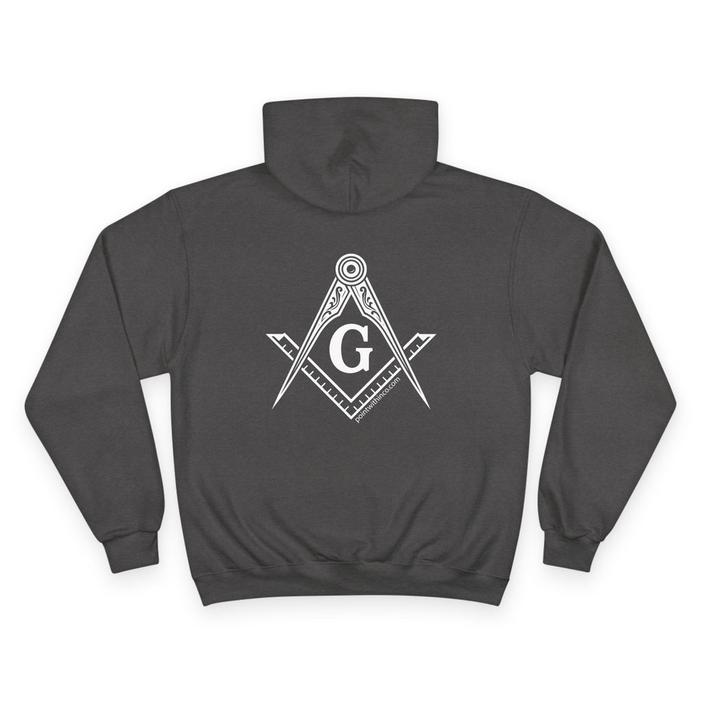 Masonic Champion Hoodie - Cozy Gift for Freemasons, Lodge Events, Brotherhood Celebrations, Casual Wear, Unique Occasions