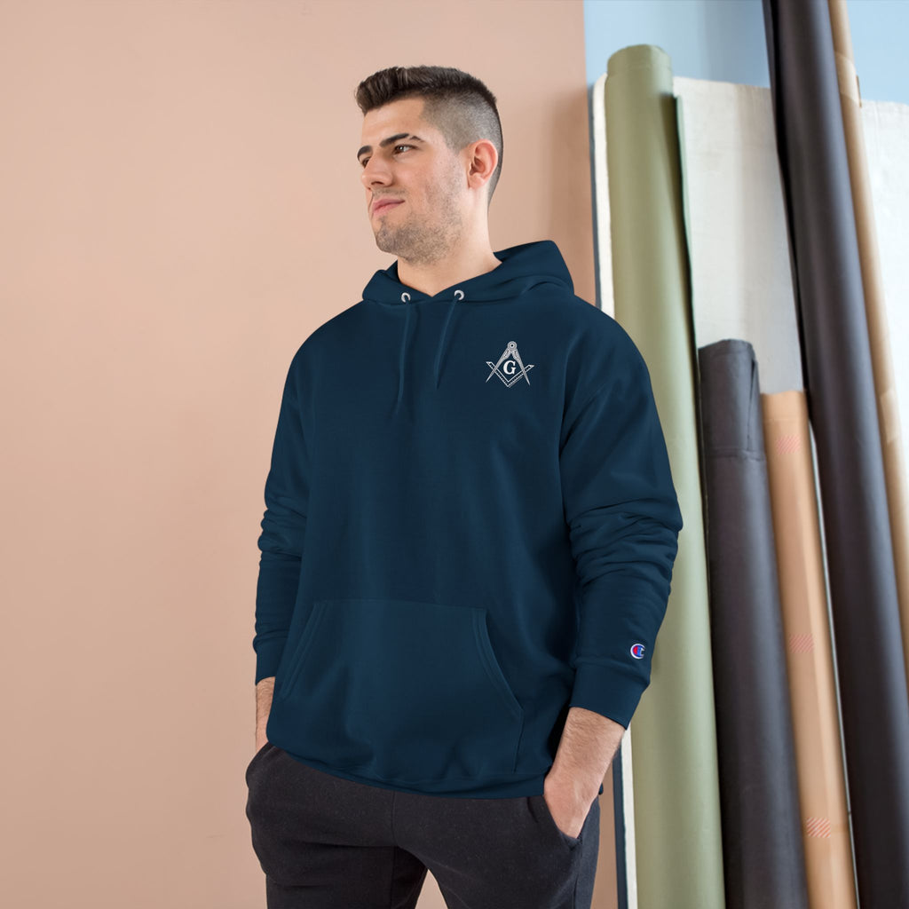 Masonic Champion Hoodie - Cozy Gift for Freemasons, Lodge Events, Brotherhood Celebrations, Casual Wear, Unique Occasions