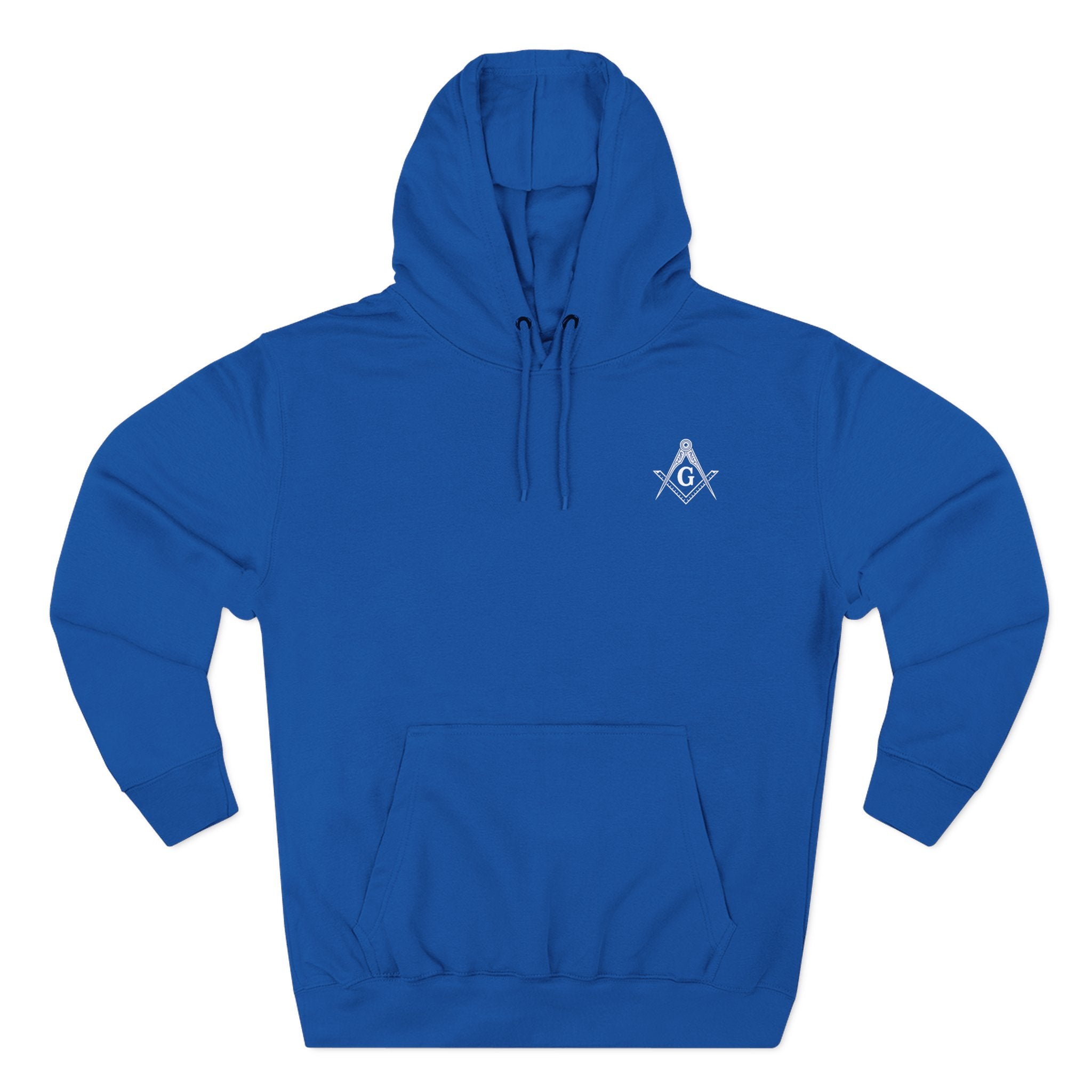Freemason Three-Panel Fleece Hoodie - Cozy Style for Members, Perfect for Meetings, Gifts, Holidays, Brotherhood Events, Casual Wear