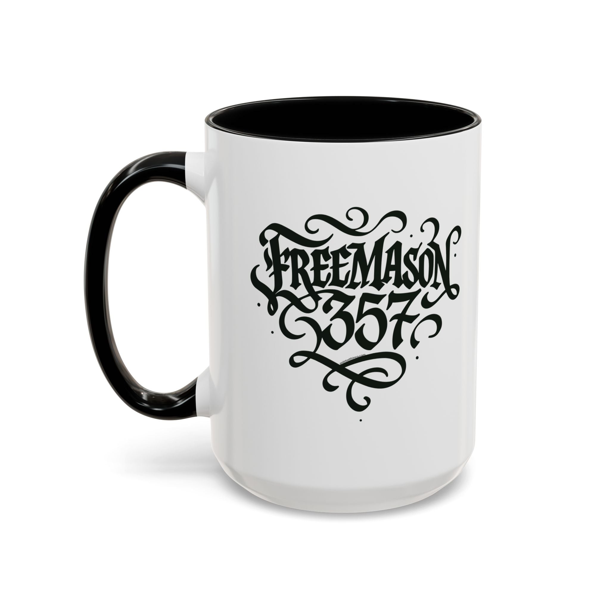 Stylish Accent Coffee Mug, Black and White Design, Perfect for Home Office, Gift for Coffee Lovers, Unique Kitchen Decor, Ideal for Holidays