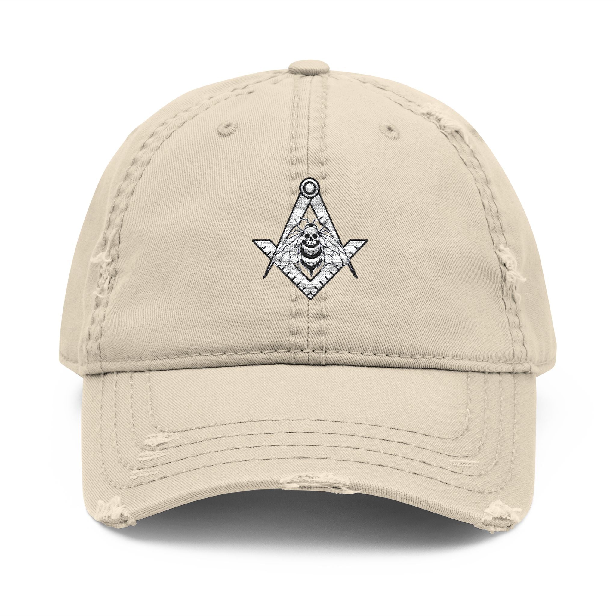 Distressed Embroidered Dad Hat | Casual Fashion for Dads, Gifts for Father's Day, Outdoor Adventures, Everyday Style