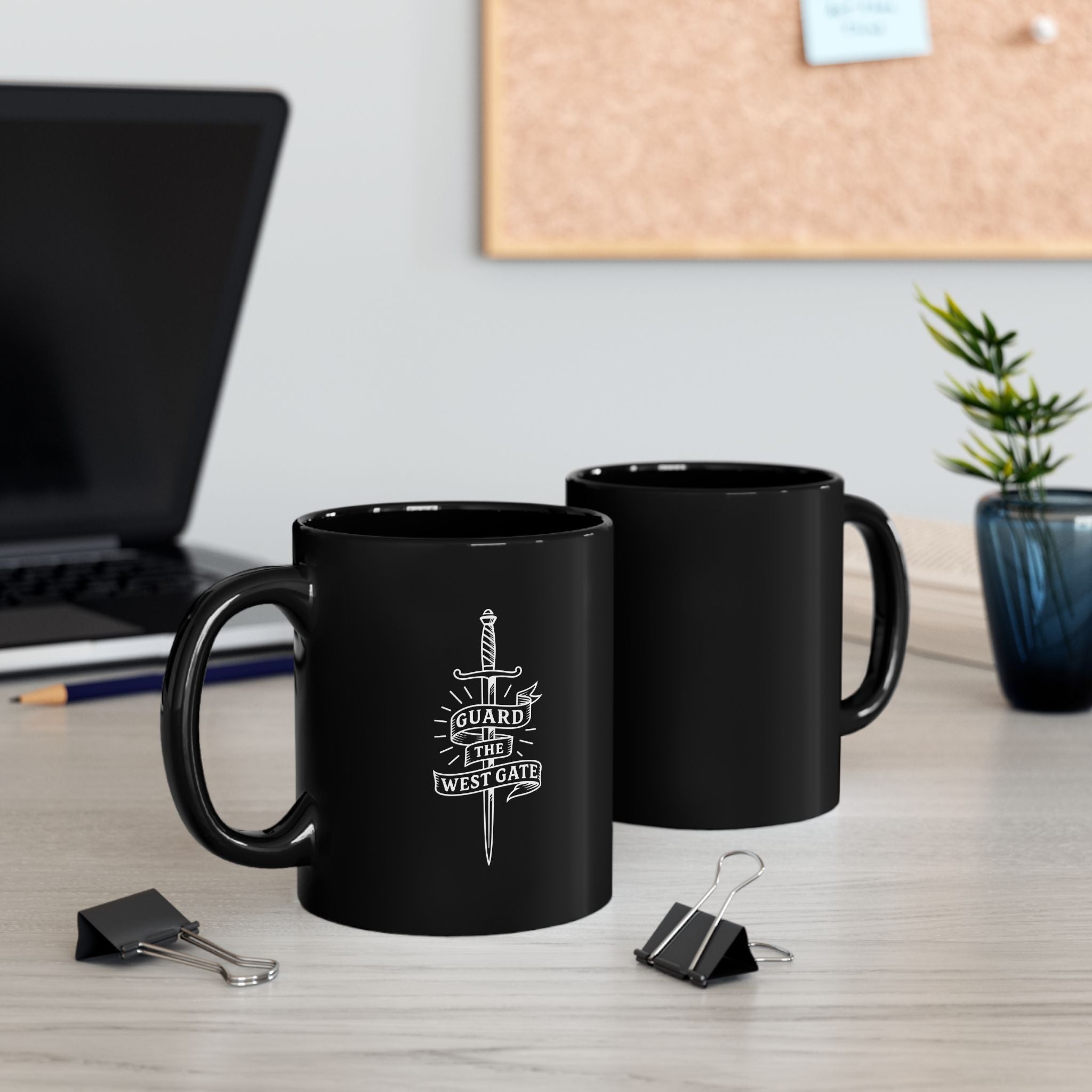Elegant Black Coffee Mug - Minimalist Design for Cozy Mornings, Perfect Gift for Coffee Lovers, Home, Office, Birthdays, Holidays
