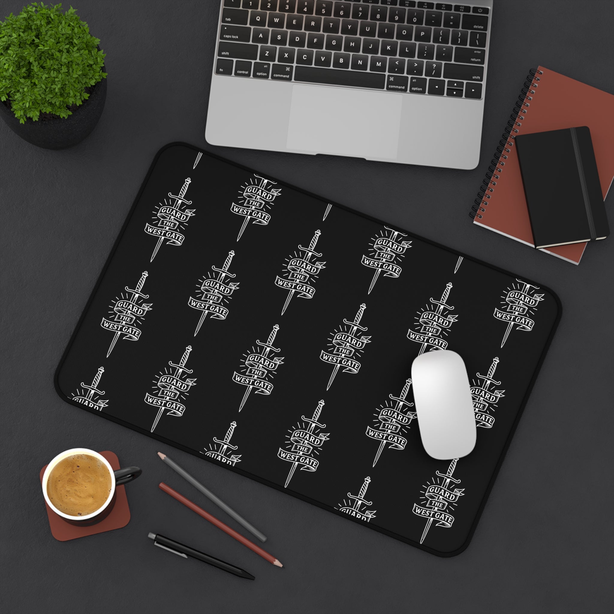 Guitar-Themed Desk Mat for Music Lovers - Ideal for Home Office, Gamer Setup, or Study Space - Unique Gift for Musicians