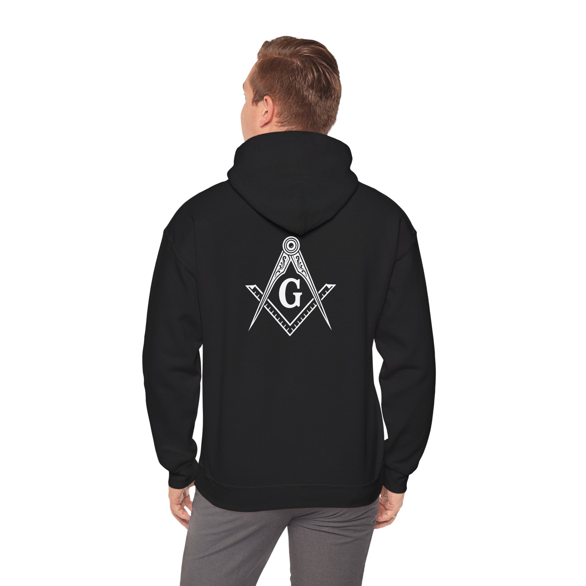 Masonic Hooded Sweatshirt, Unisex Sweatshirt, Heavy Blend Hoodie, Gift for Masons, Brotherhood Apparel, Cozy Everyday Wear