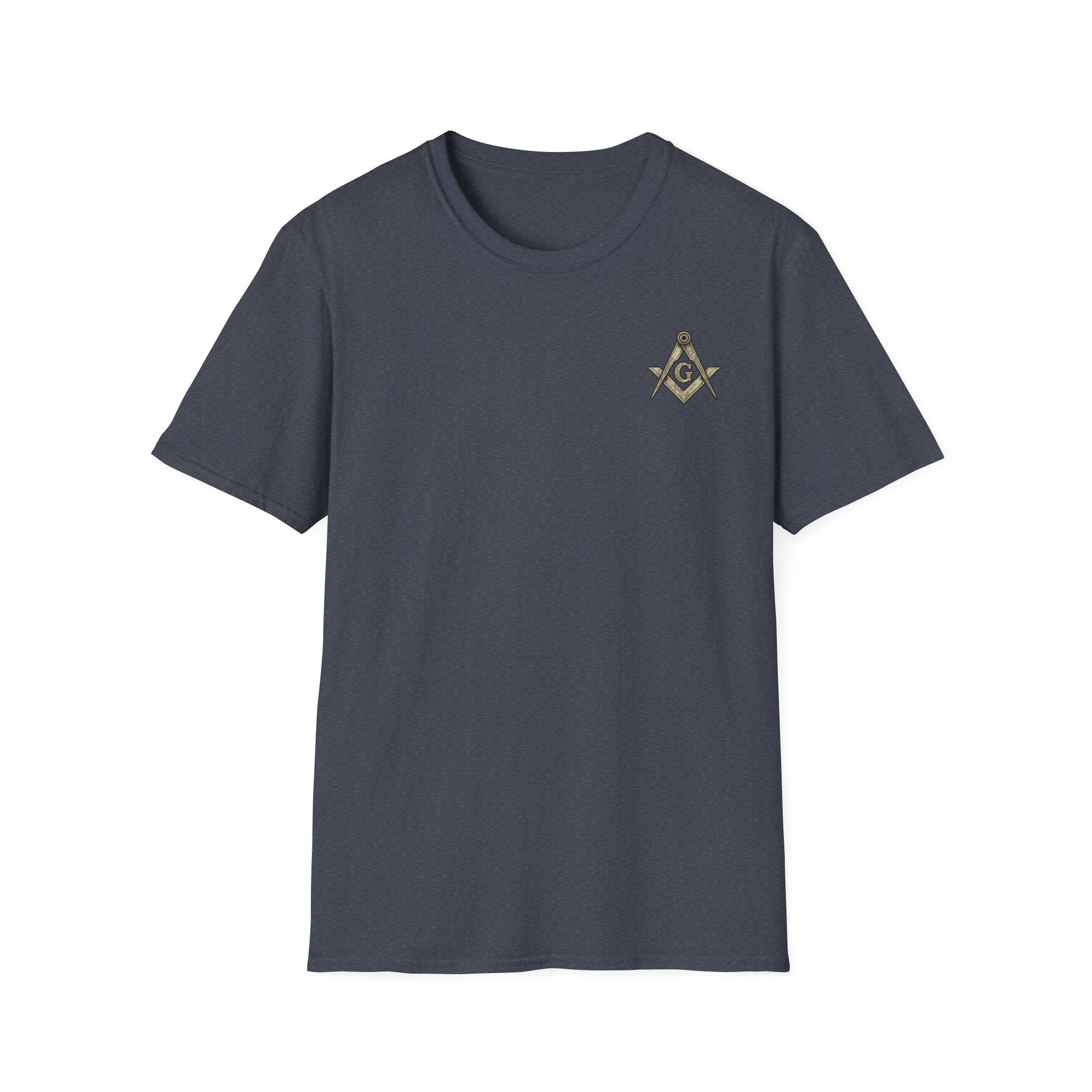 Freemason 357 Woodcut Unisex Softstyle T-Shirt, Casual Wear, Gift for Masonic Friends, Spiritual T-Shirt, Unique Brotherhood Tee