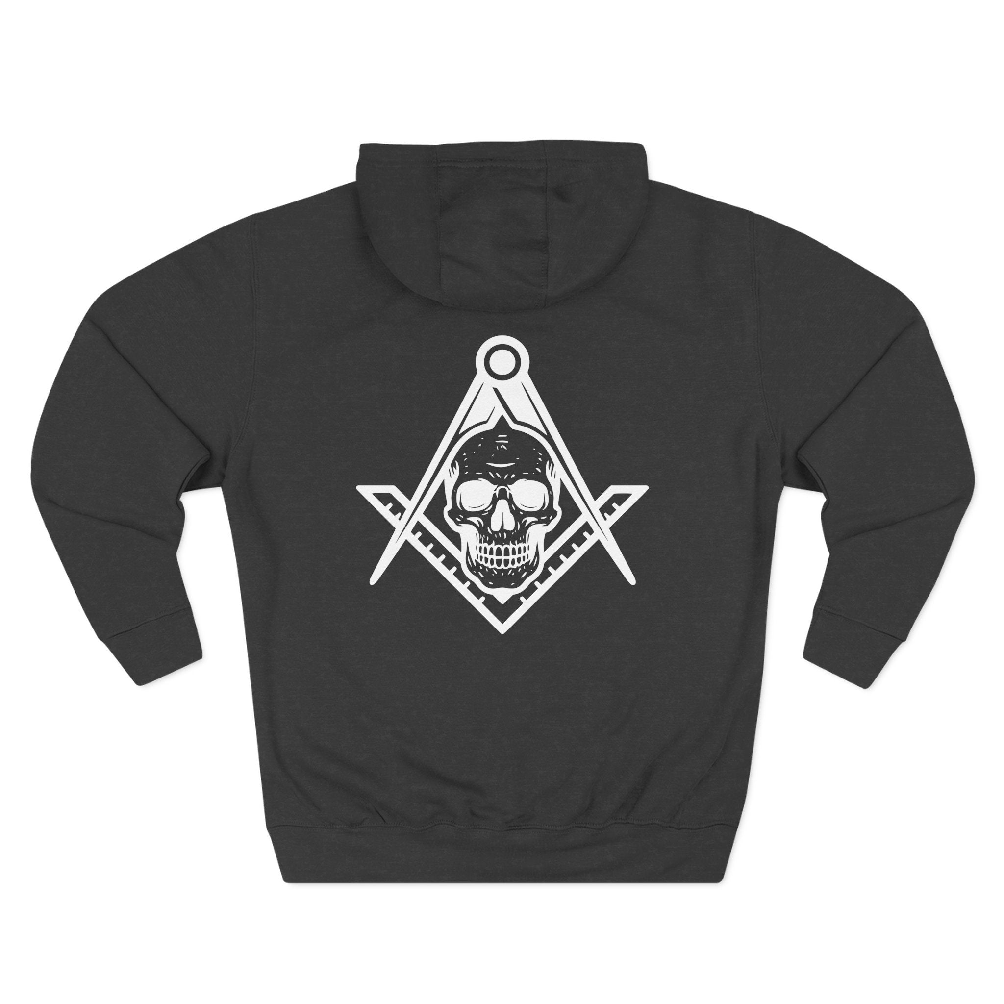 Men's Fleece Hoodie with Skull Design, Cozy Hooded Sweatshirt for Casual Wear, Great for Fall and Winter Gifts, Unique Trendy Apparel