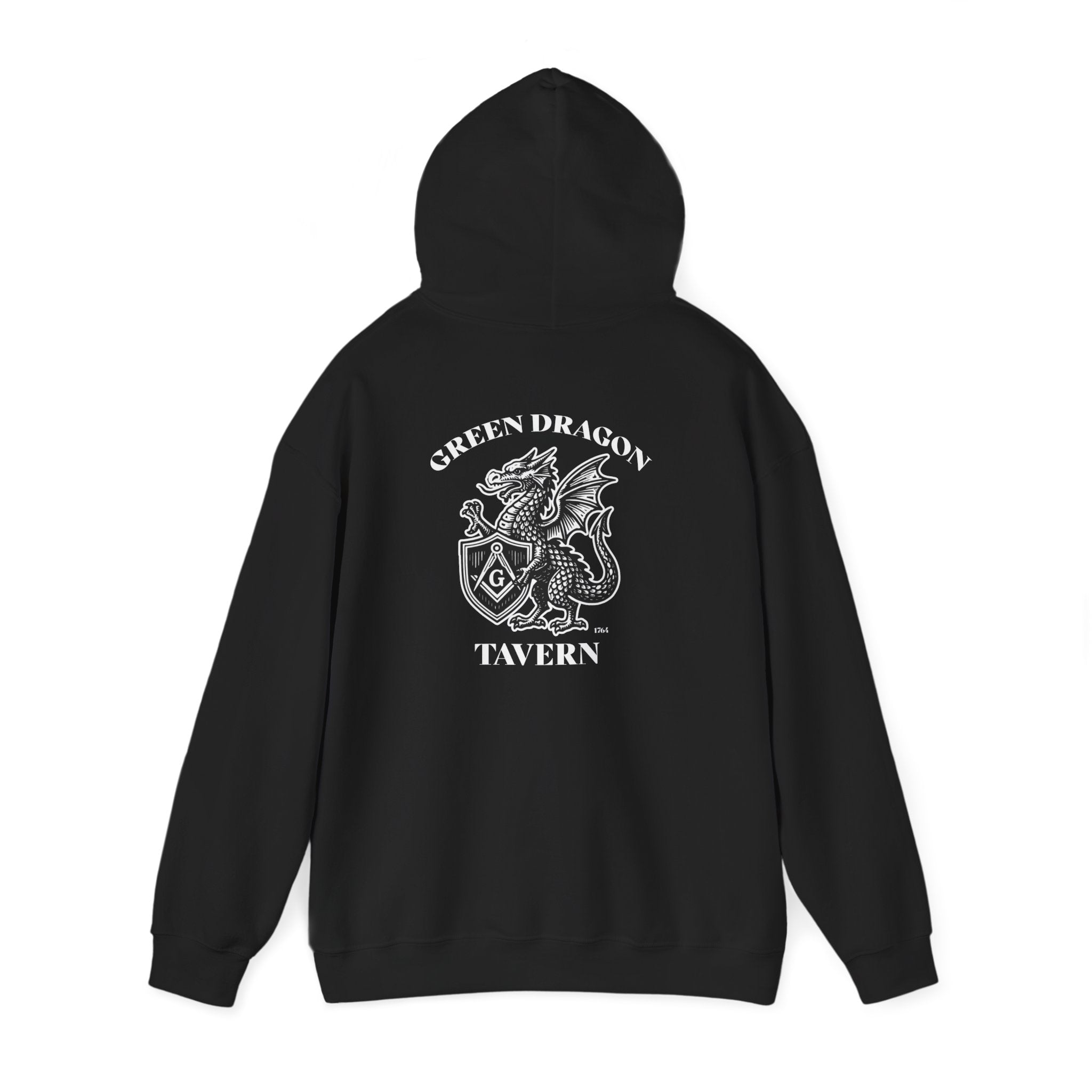 Vintage Green Dragon Tavern Hoodie, Cozy Unisex Sweatshirt, Perfect for Gamers, Fantasy Lovers, Gift for D&D Enthusiasts, Casual Wear