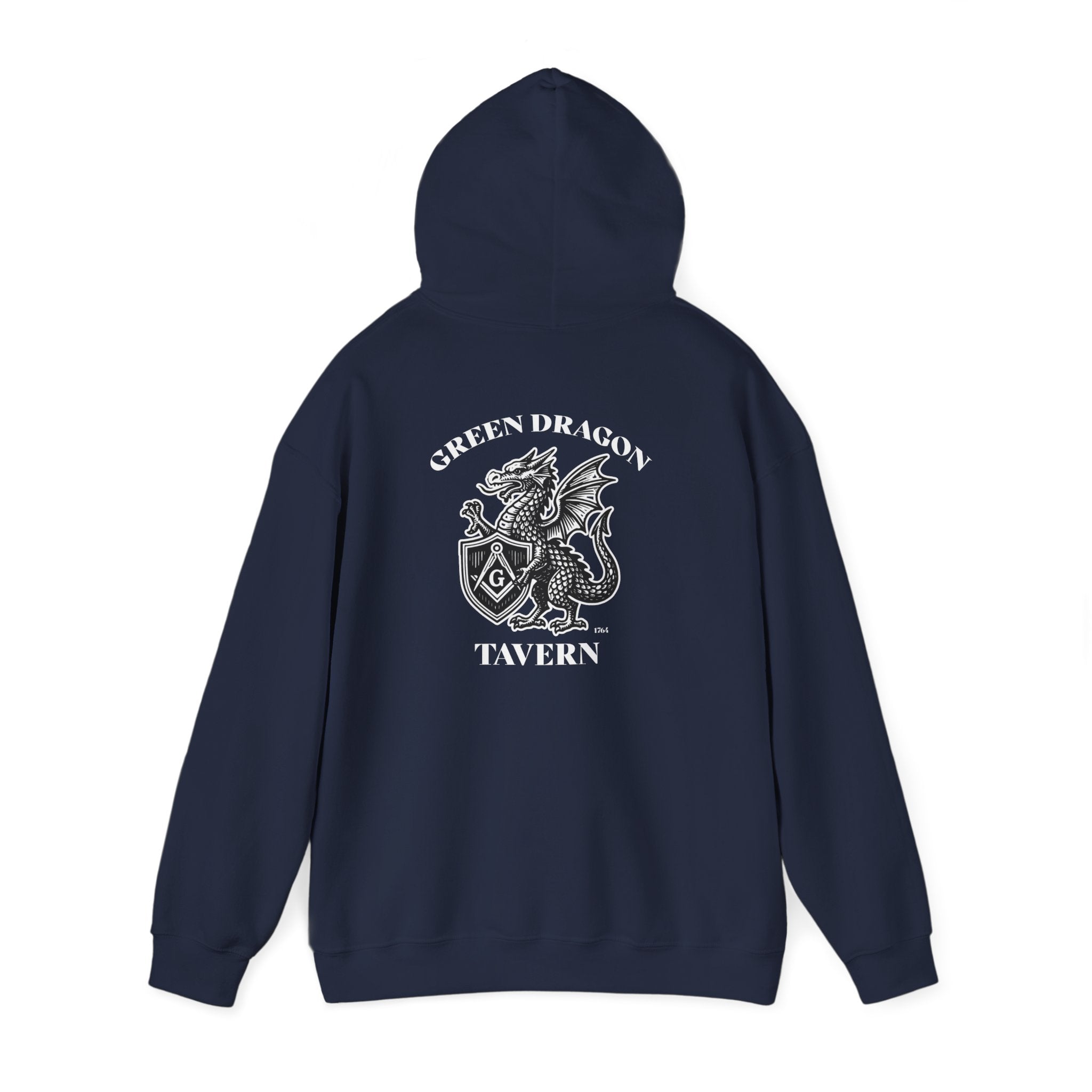 Vintage Green Dragon Tavern Hoodie, Cozy Unisex Sweatshirt, Perfect for Gamers, Fantasy Lovers, Gift for D&D Enthusiasts, Casual Wear