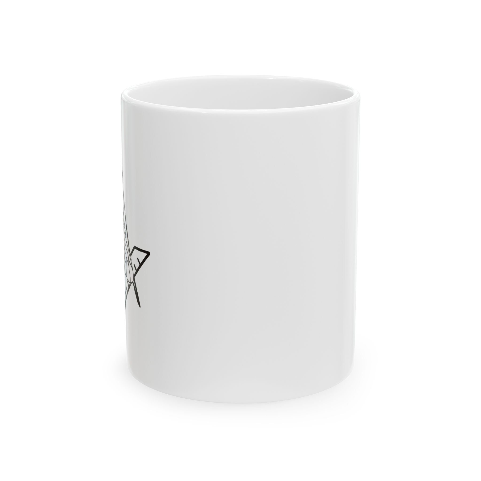 Stylish Ceramic Mug with Star Design, Unique Gift for Coffee Lovers, Modern Home Decor, Perfect for Birthdays, Mother's Day, Holidays