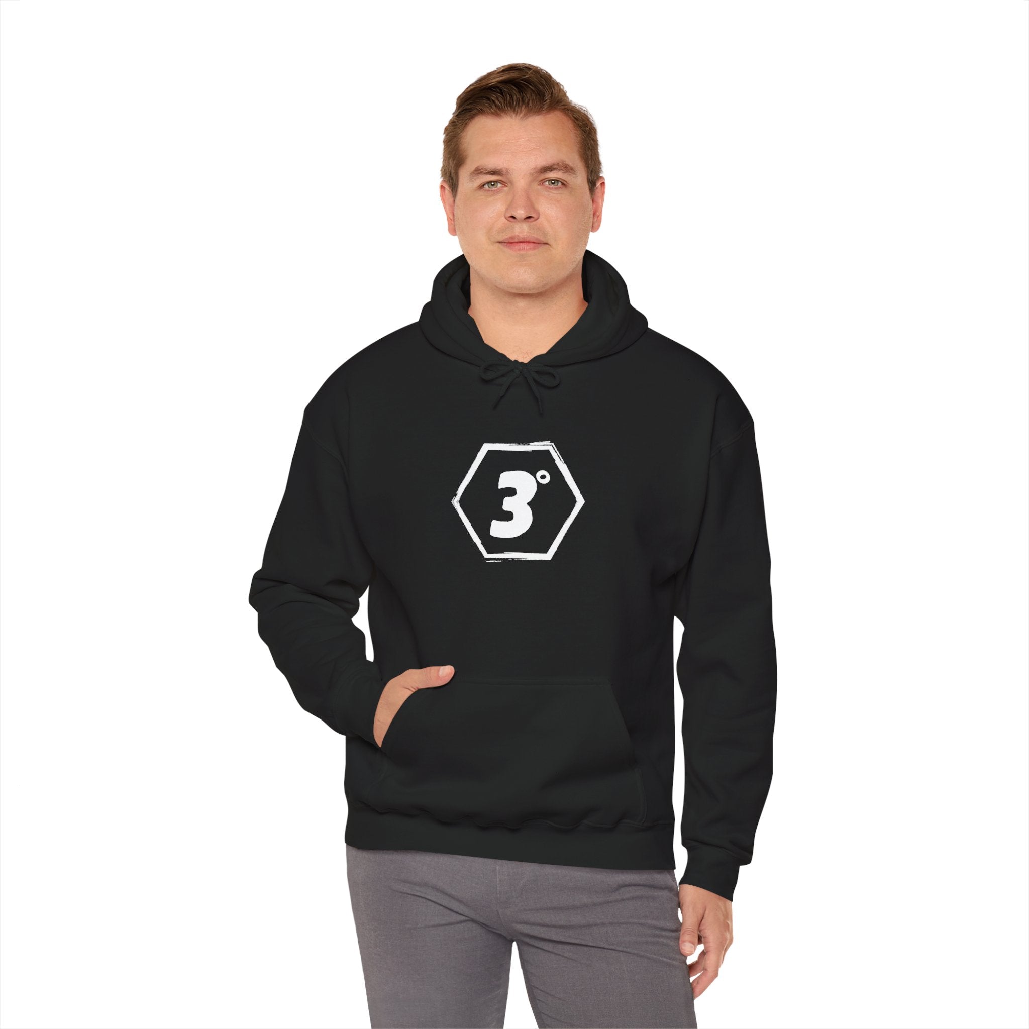 Stylish Unisex Hooded Sweatshirt with Unique 3 Degree Design, Cozy Casual Wear, Gift for Friends, Perfect for All Seasons, Streetwear [...]