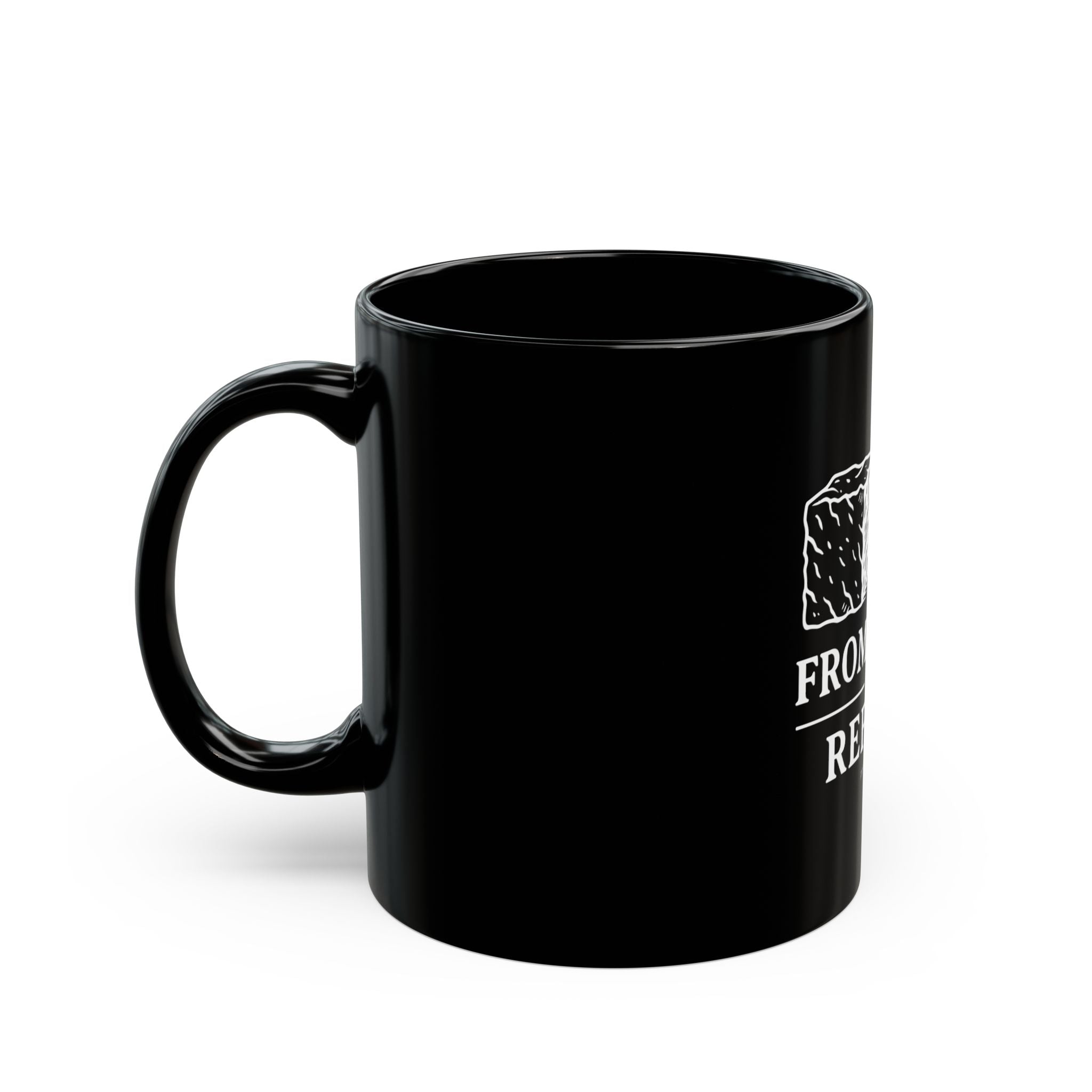 Motivational Black Coffee Mug - Perfect Gift for Dreamers, Entrepreneurs, and Coffee Lovers - Inspirational Quote Ceramic Cup