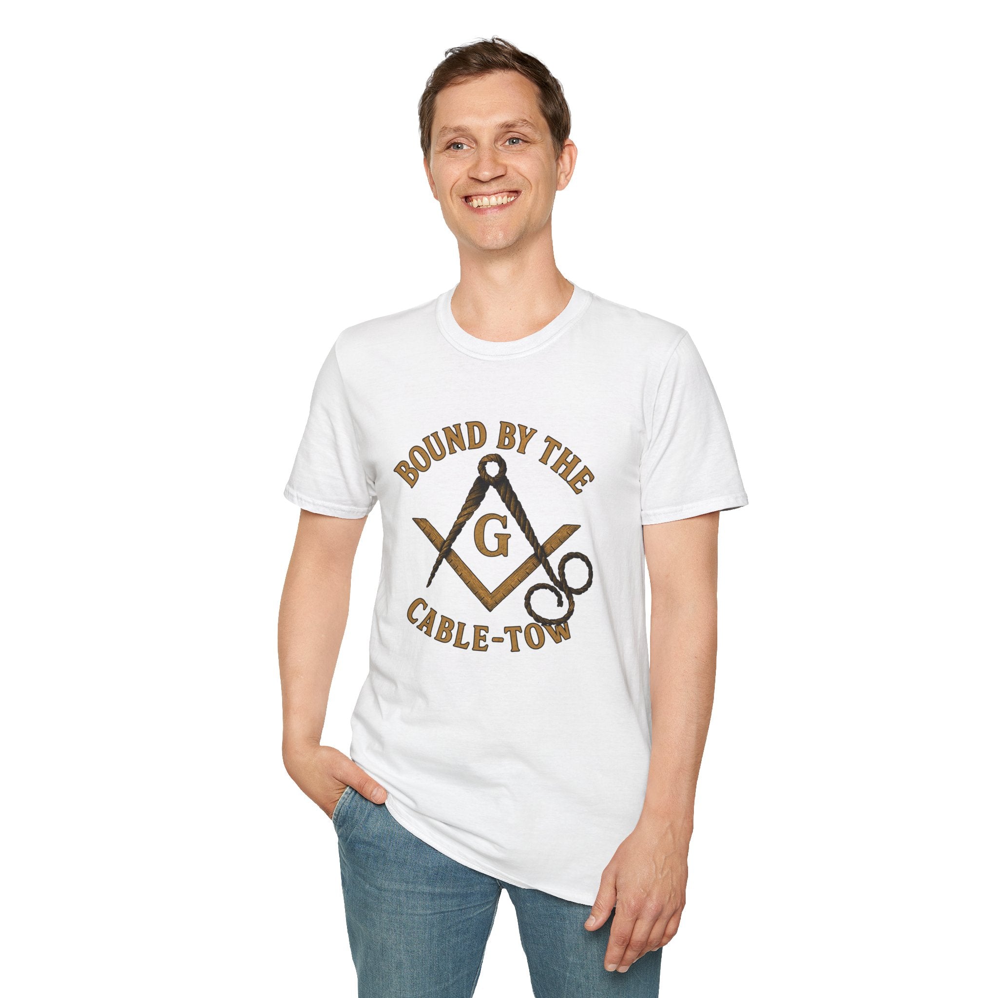 Freemason Inspired T-Shirt - Bound by the Cable-Tow, Unisex Apparel for Masonic Members, Gift for Graduation, Brotherhood Events, [...]