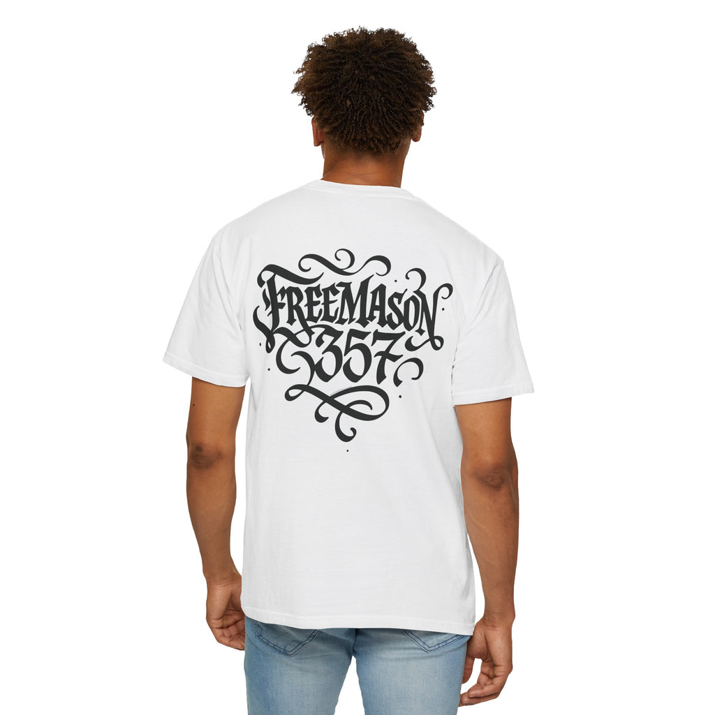 Freemason 357 Garment-Dyed T-Shirt, Unisex Tee, Trendy Graphic Shirt, Unique Masonic Apparel, Gift for Masons