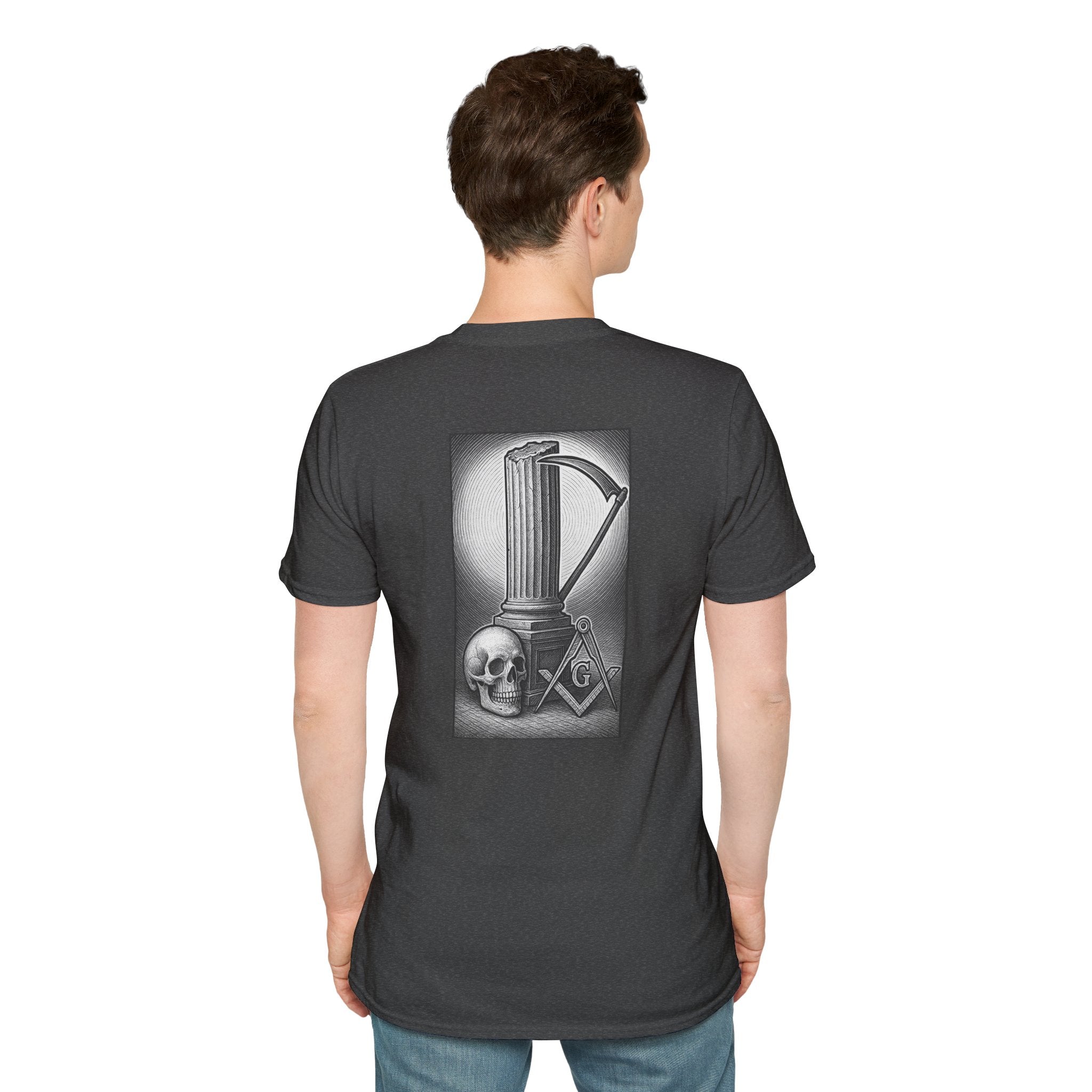 Masonic Symbol T-Shirt, Casual Wear, Gift for Freemasons, Unisex Vintage Tee, Unique Graphic Shirt