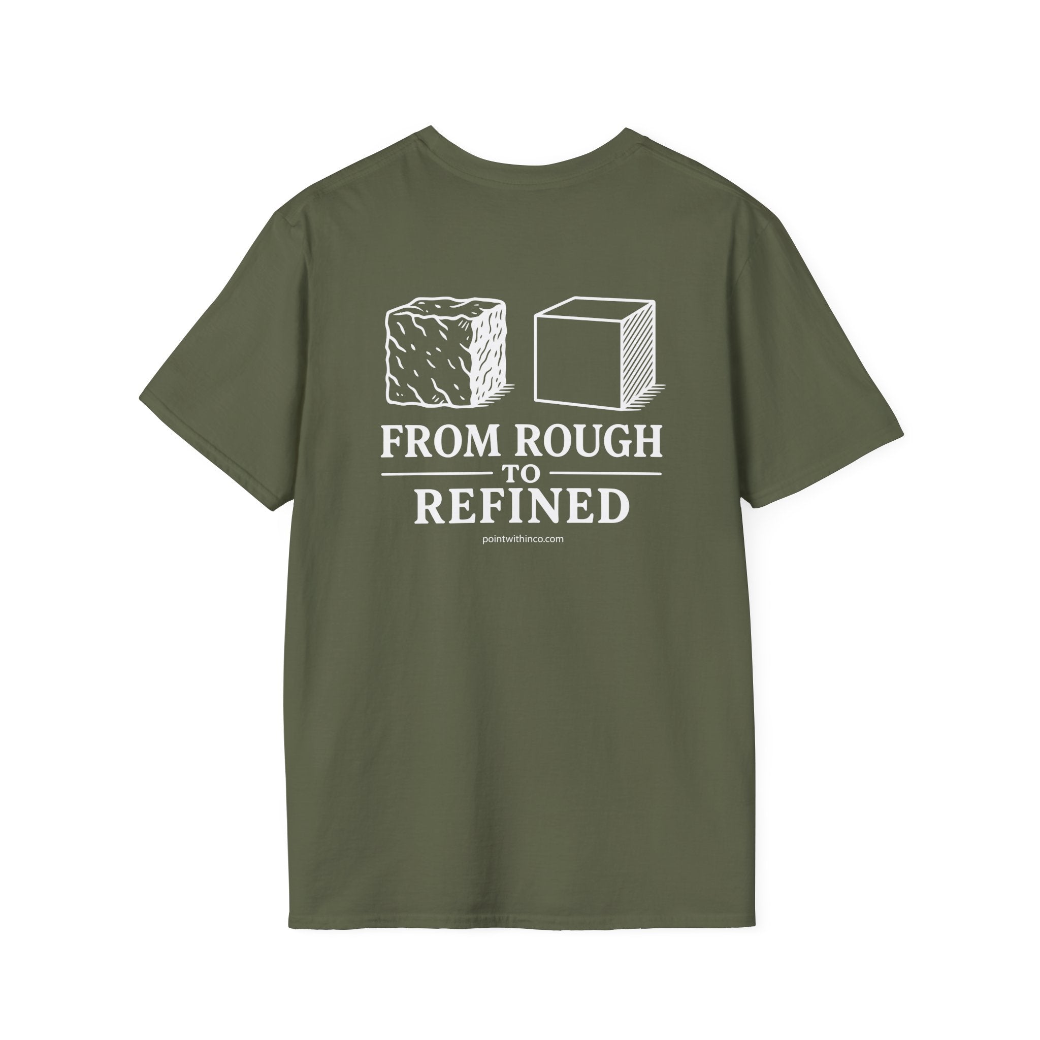 Unisex Softstyle T-Shirt with Inspirational Design, Motivational Quote Tee, Comfortable Everyday Wear, Gift for Friends, Casual Graphic Tee