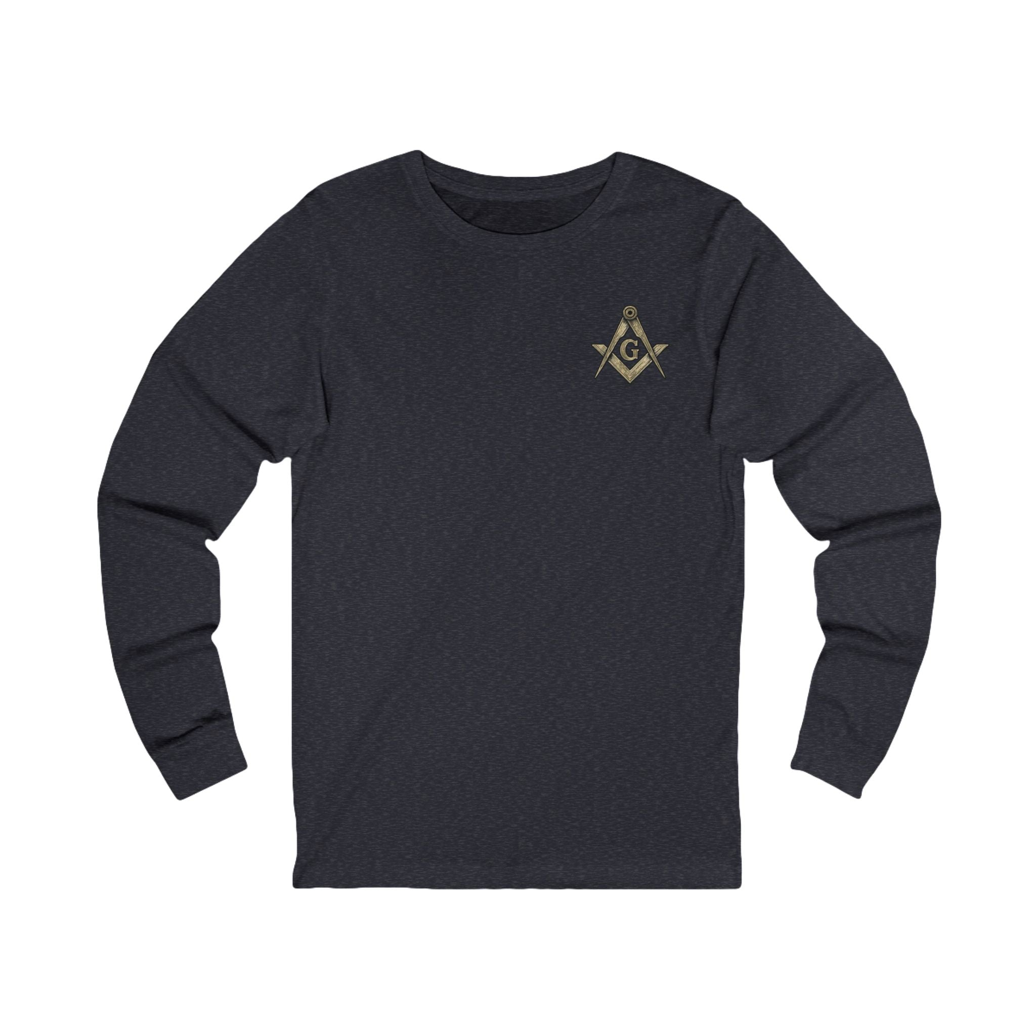 Masonic Long Sleeve Tee - Unisex T-Shirt for Freemasons, Gifts for Masonic Lodge Members, Brotherhood Apparel, Special Occasions, Unique Tee