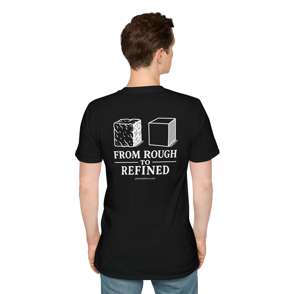 Unisex Softstyle T-Shirt with Inspirational Design, Motivational Quote Tee, Comfortable Everyday Wear, Gift for Friends, Casual Graphic Tee