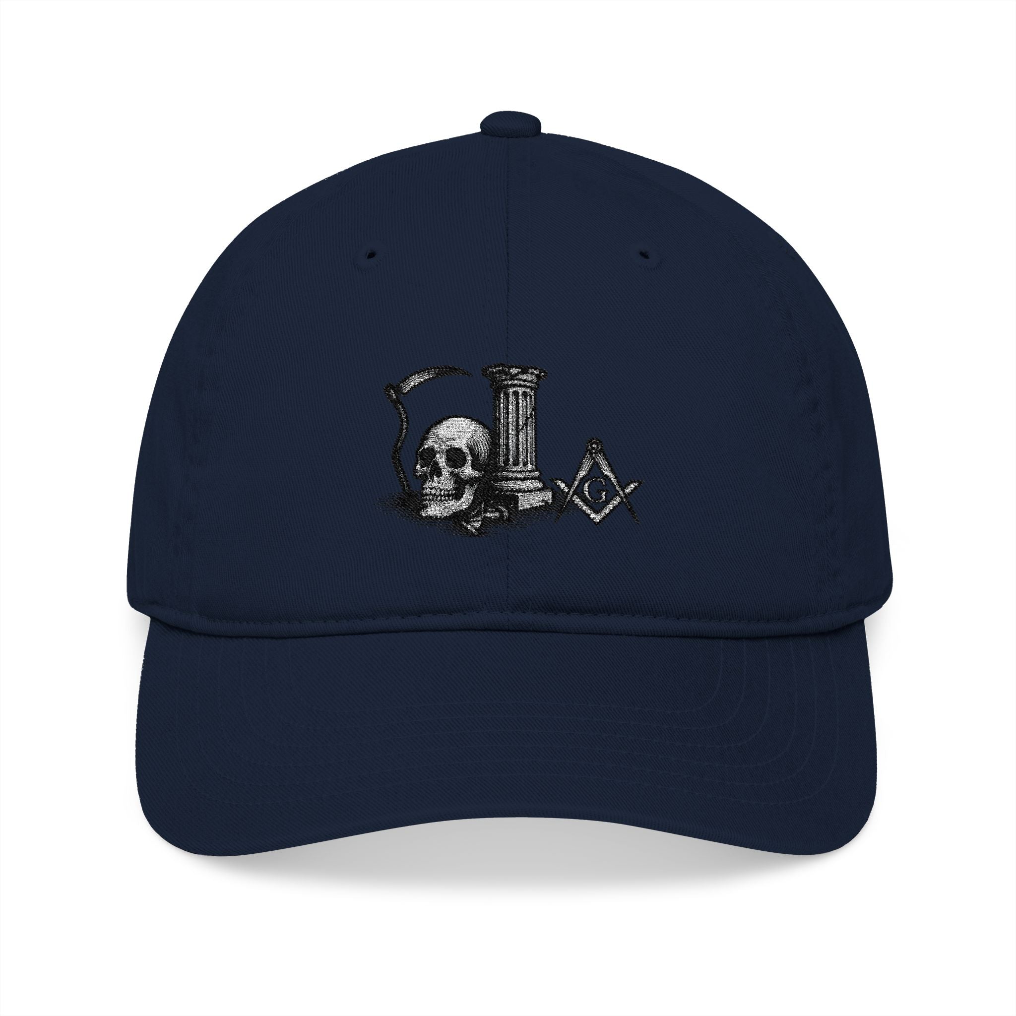 Stylish Organic Embroidered Baseball Cap, Trendy Hat for Everyday Wear, Perfect Gift for Freemasons, Unique Accessory for Casual [...]