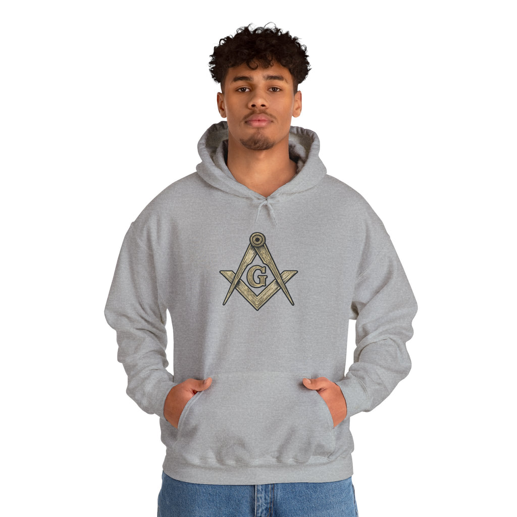 Freemason Inspired Hoodie - Unisex Heavy Blend™ Sweatshirt with Meaningful Design for Casual Wear, Gift for Masons, Lodge Members, [...]