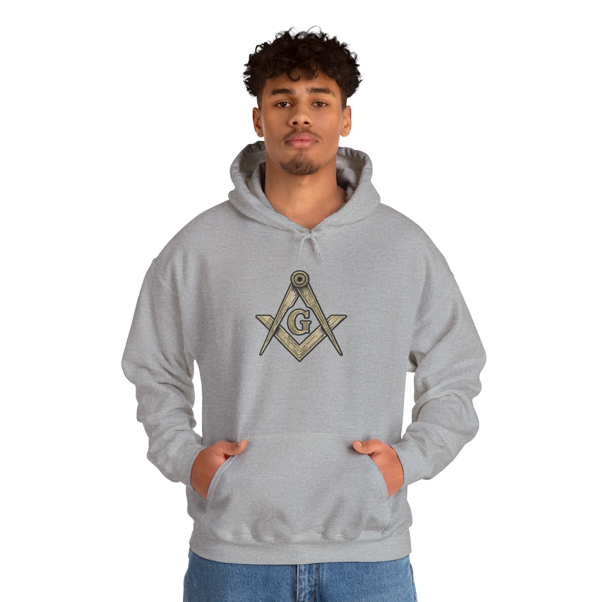 Freemason Inspired Hoodie - Unisex Heavy Blend™ Sweatshirt with Meaningful Design for Casual Wear, Gift for Masons, Lodge Members, [...]