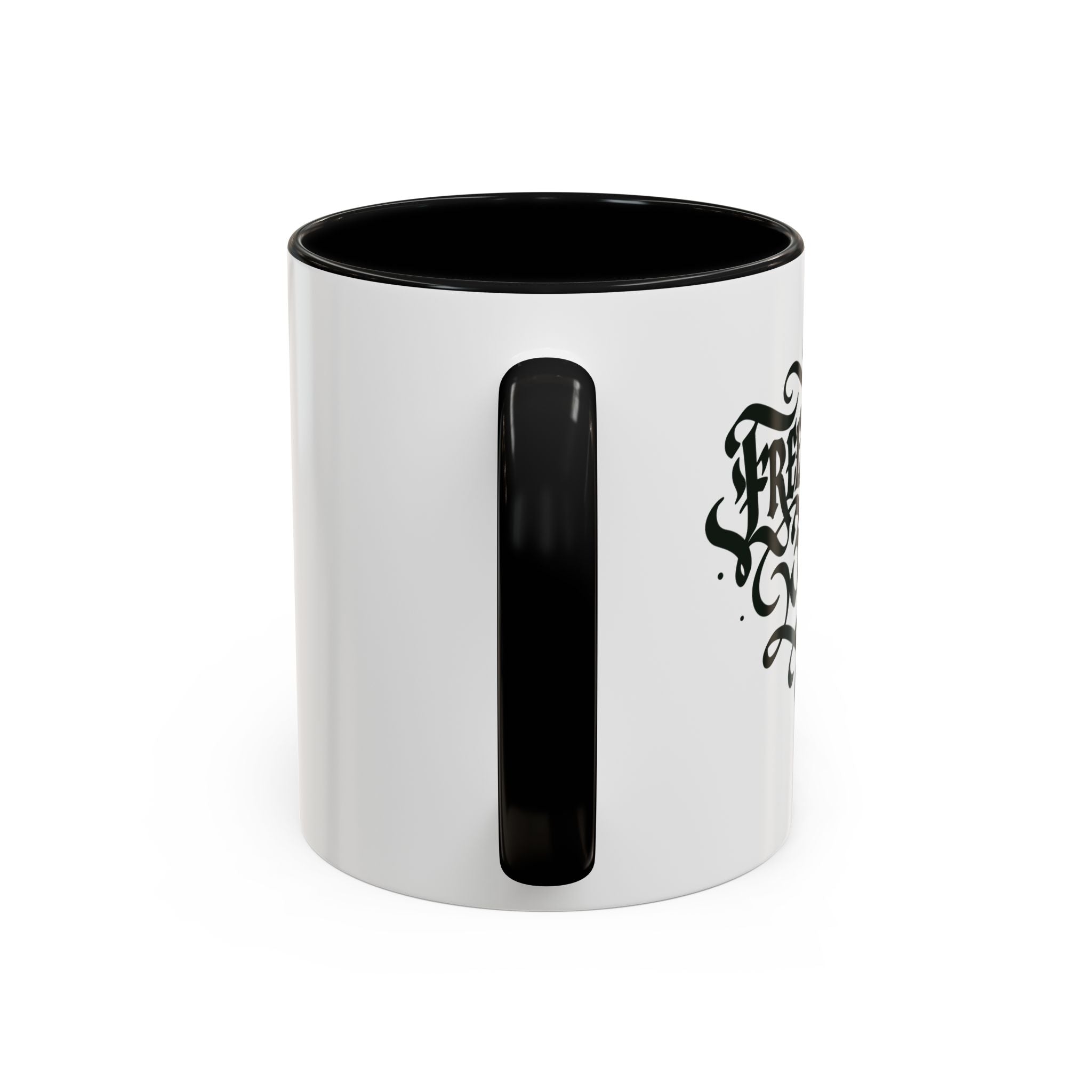 Stylish Accent Coffee Mug, Black and White Design, Perfect for Home Office, Gift for Coffee Lovers, Unique Kitchen Decor, Ideal for Holidays