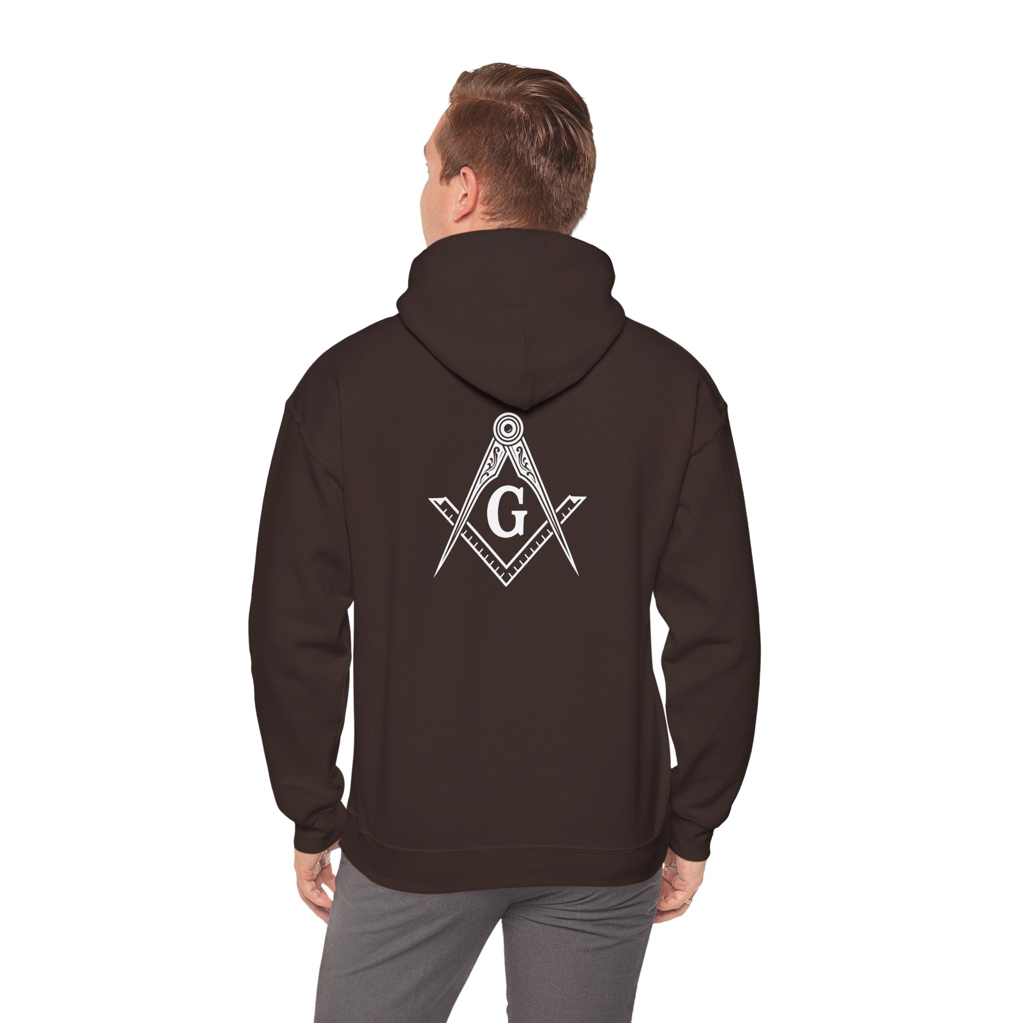 Masonic Hooded Sweatshirt, Unisex Sweatshirt, Heavy Blend Hoodie, Gift for Masons, Brotherhood Apparel, Cozy Everyday Wear