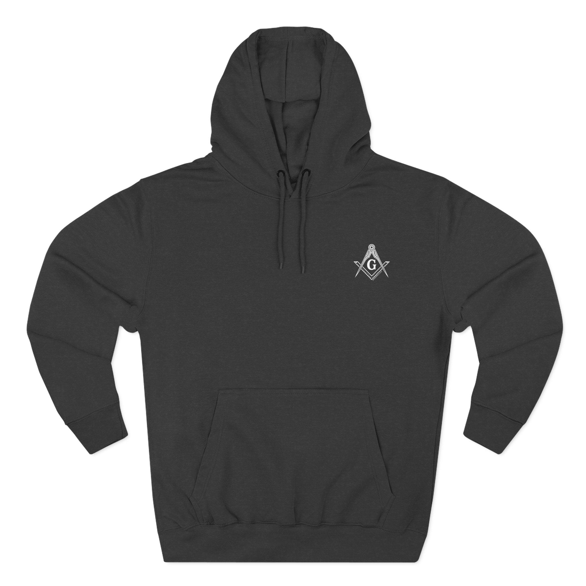 Men's Fleece Hoodie with Skull Design, Cozy Hooded Sweatshirt for Casual Wear, Great for Fall and Winter Gifts, Unique Trendy Apparel