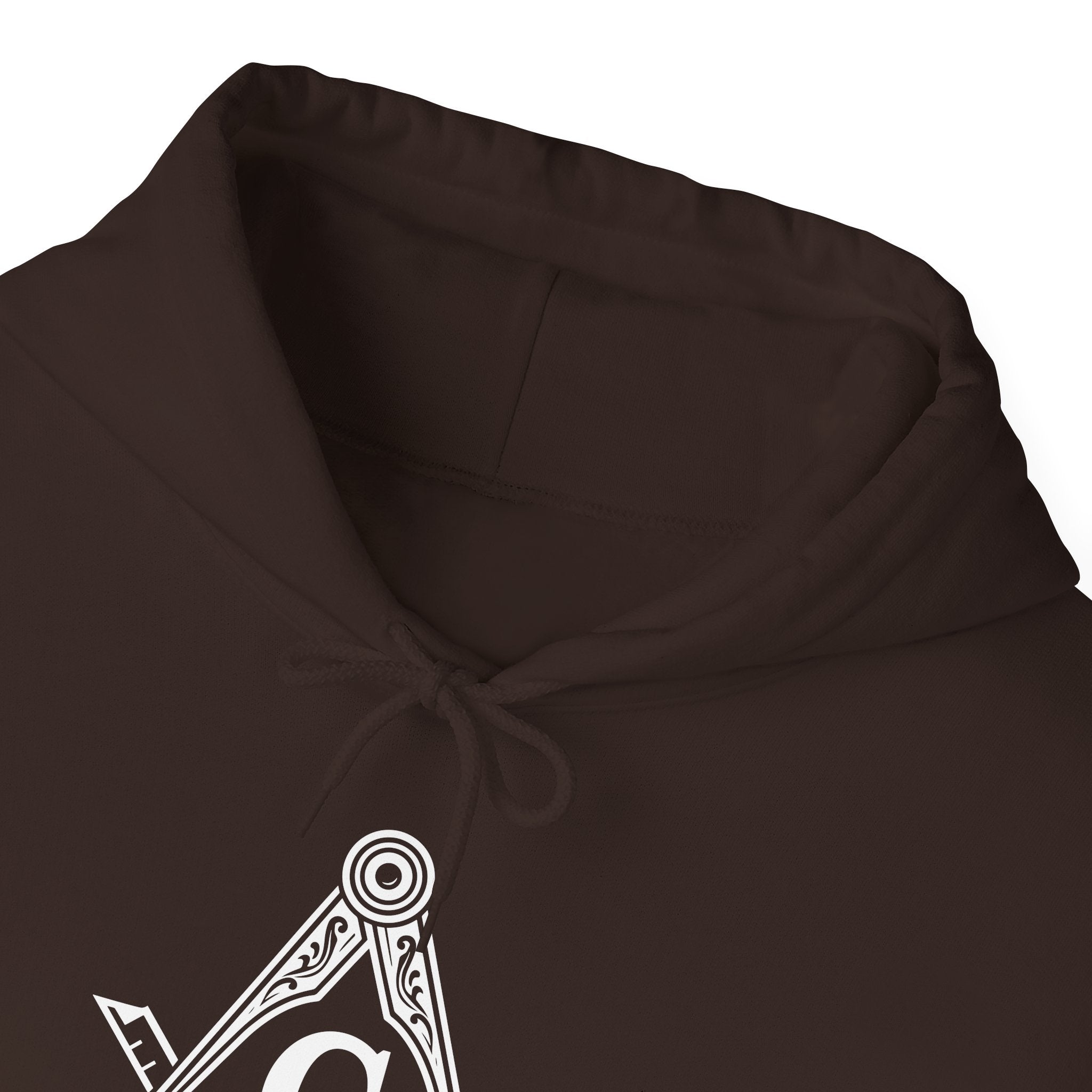 Freemason Symbol Hooded Sweatshirt - Cozy Unisex Pullovers for Masonic Events, Gift for Masons, Lodge Meetings, Everyday Wear