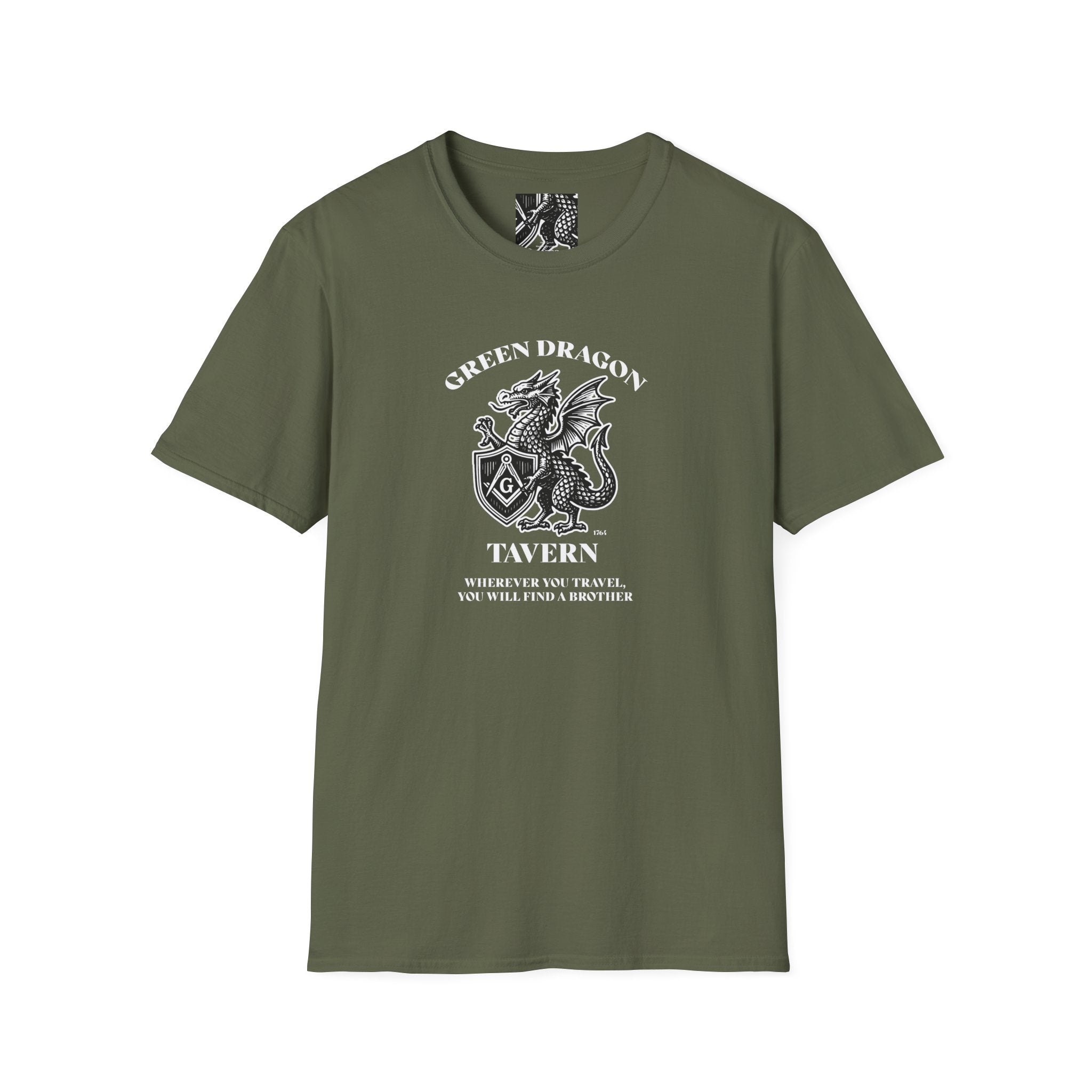 Boston Green Dragon Unisex T-Shirt | Adventure Awaits | Perfect for Travel Enthusiasts, Gift for Brothers, Casual Wear, Gift for Travelers