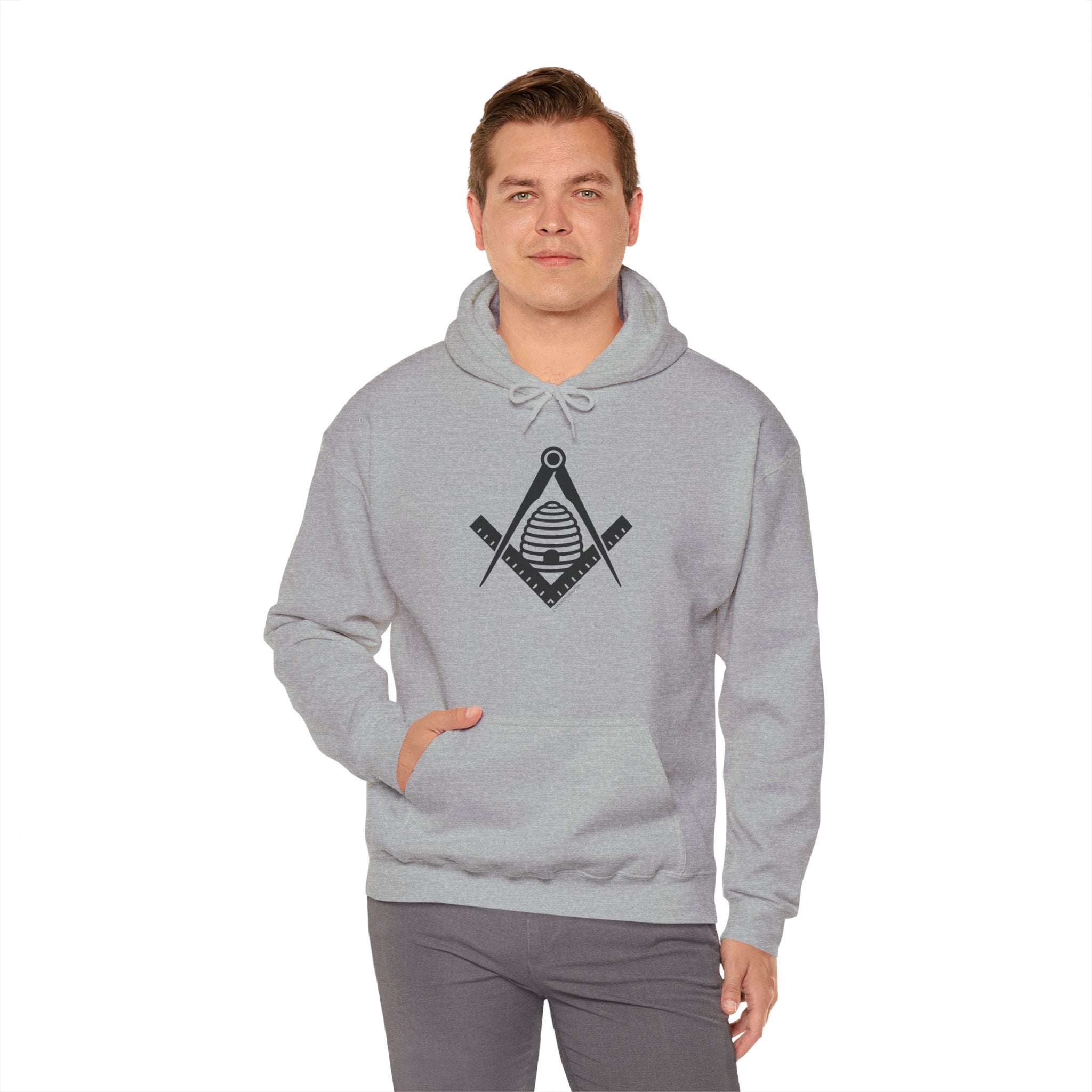 Masonic Symbol Unisex Hoodie, Cozy Sweatshirt for Freemasons, Great Gift for Holidays, Comfy Layer for All Occasions