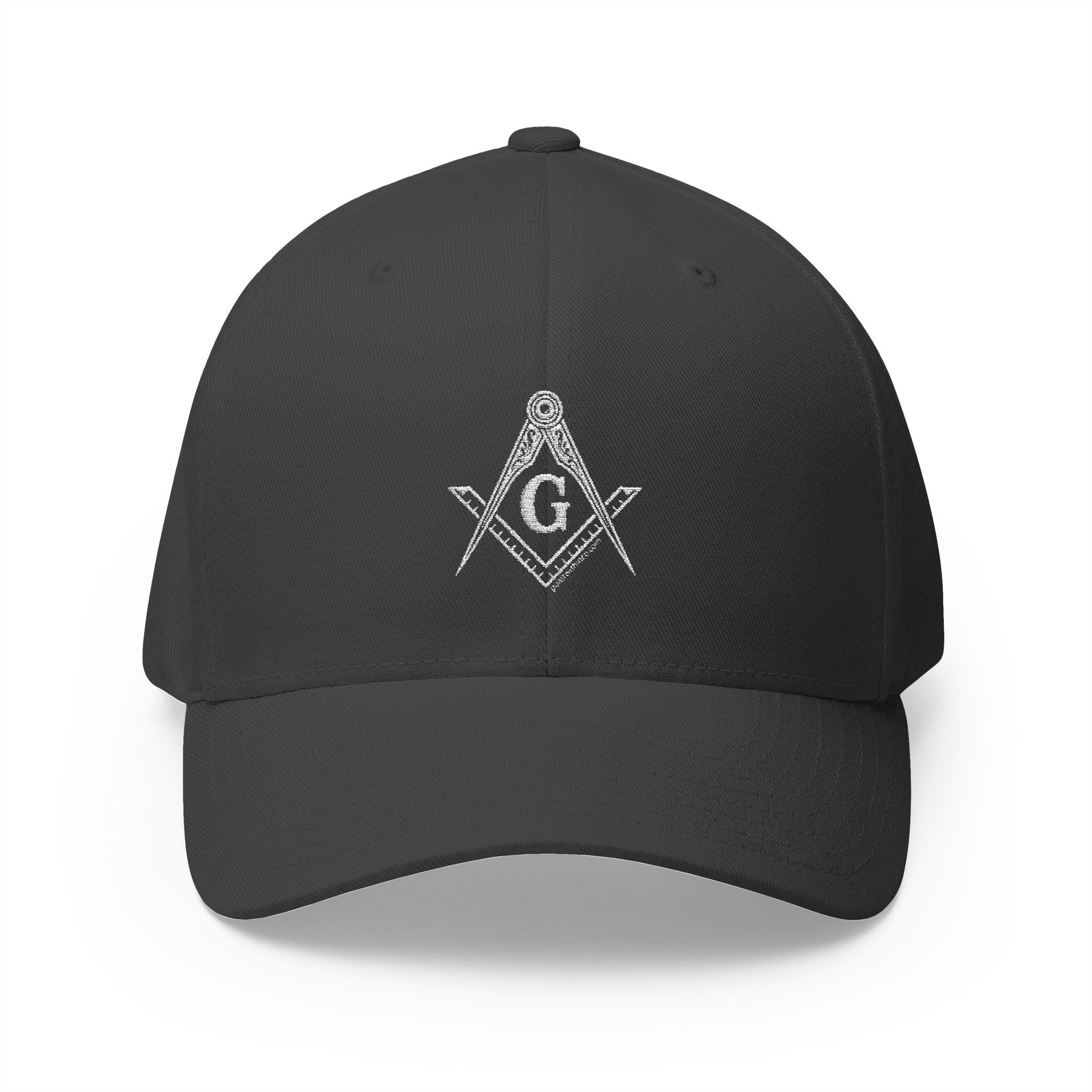 Embroidered Masonic Cap, Stylish Headwear for Freemasons, Gift for Graduations, Social Events, Religious Ceremonies, Adjustable Fitted Cap