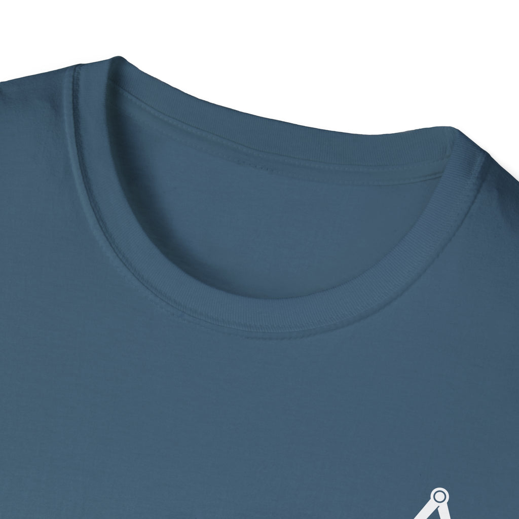Masonic Beehive Graphic Tee, Unisex Softstyle T-Shirt, Freemason Gift, Symbolic Apparel, Lodge Wear, Brotherhood Shirt, Casual Fashion
