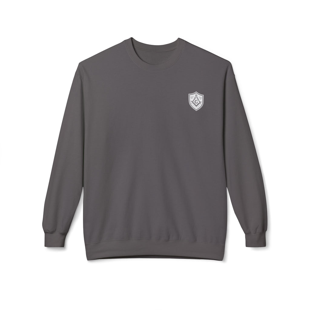 Masonic Skull Sweatshirt, Cozy Crewneck, Unisex Fleece, Unique Gift for Occasions, Trendy Casual Wear, Masonic Apparel