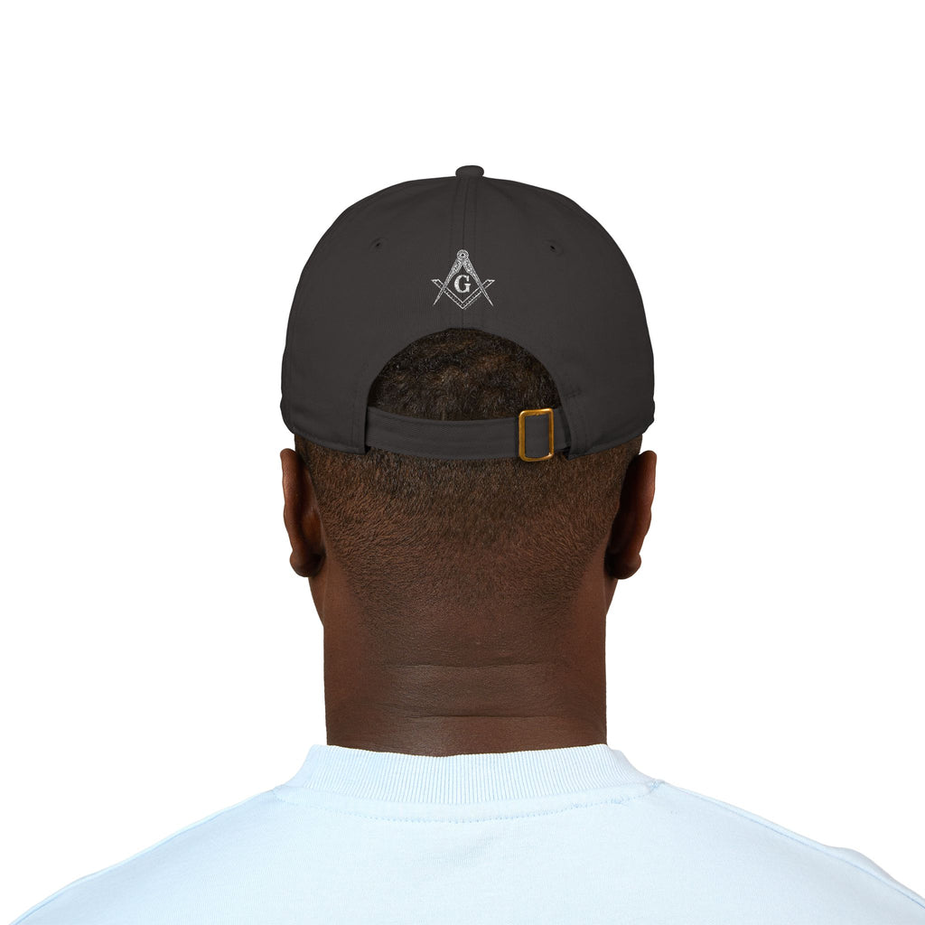 Stylish Organic Embroidered Baseball Cap, Trendy Hat for Everyday Wear, Perfect Gift for Freemasons, Unique Accessory for Casual [...]