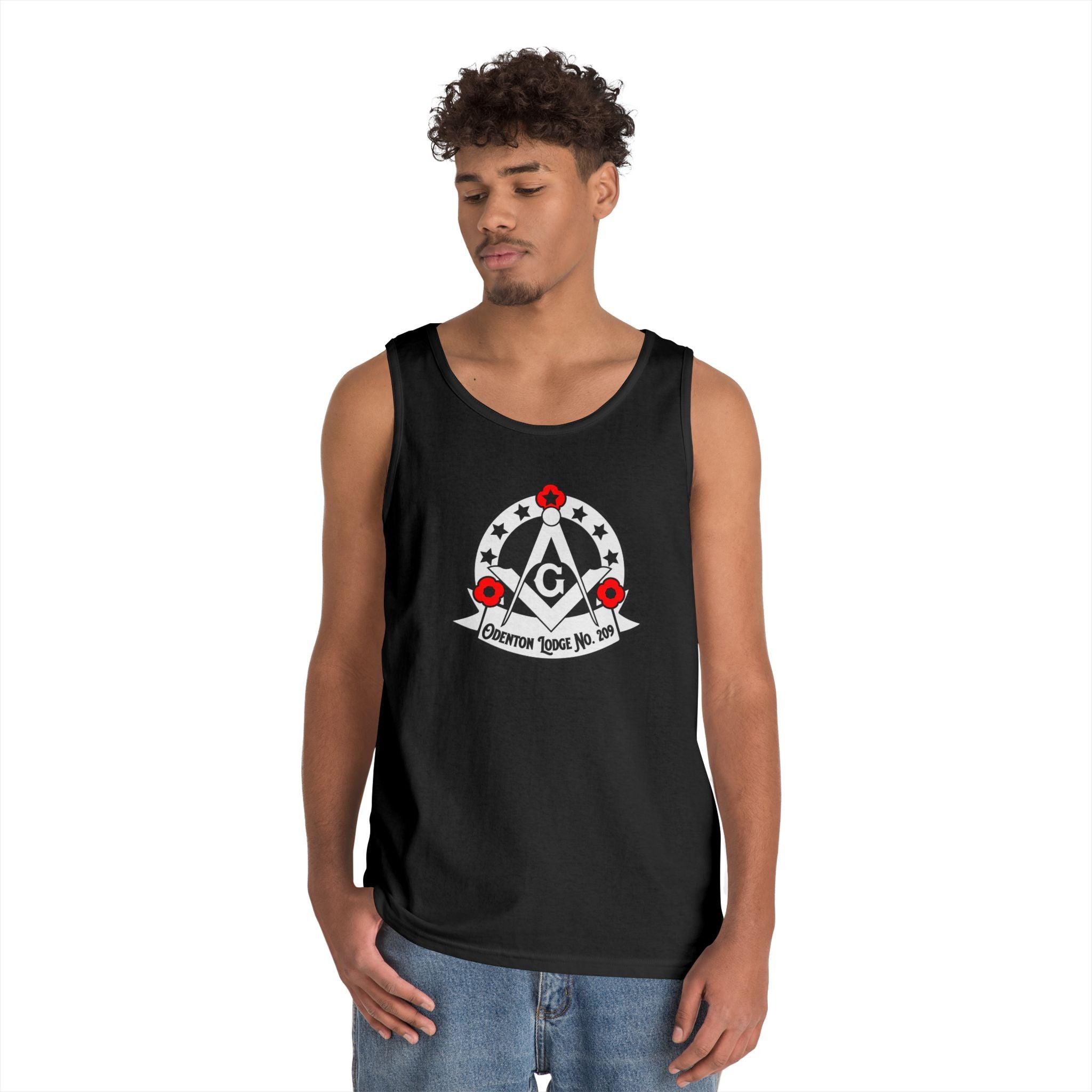 Freemason Lodge Emblem Tank Top — Cheshire Spgs No. 109 Masonic Logo