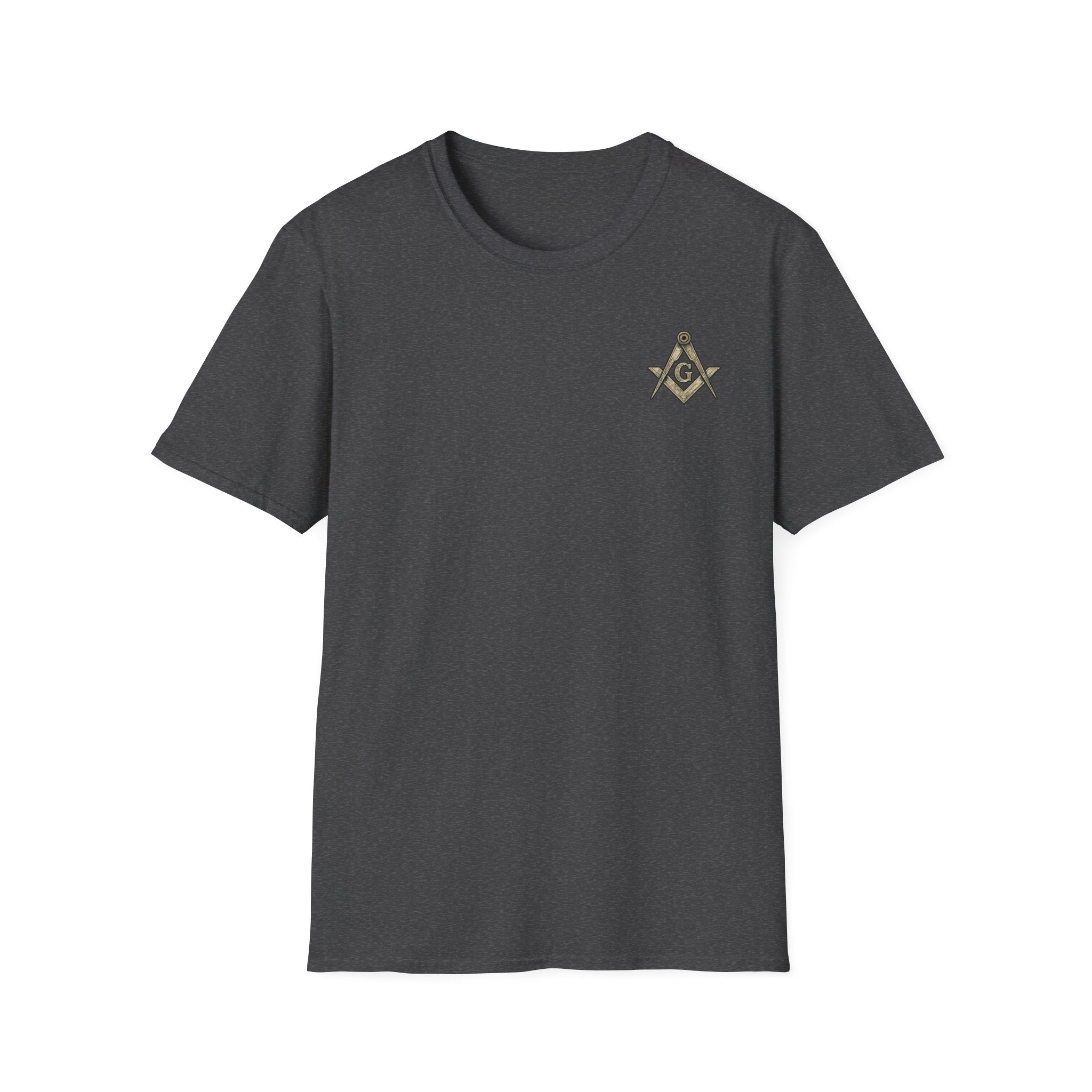 Freemason 357 Woodcut Unisex Softstyle T-Shirt, Casual Wear, Gift for Masonic Friends, Spiritual T-Shirt, Unique Brotherhood Tee